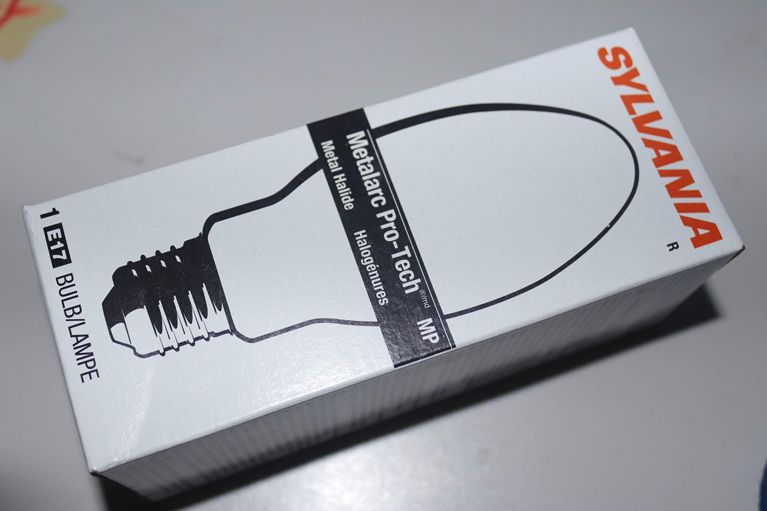 SYLVANIA Pulse Start Metal Halide 100W Light Bulb, Model 64417, E17/E26 Medium, Metal