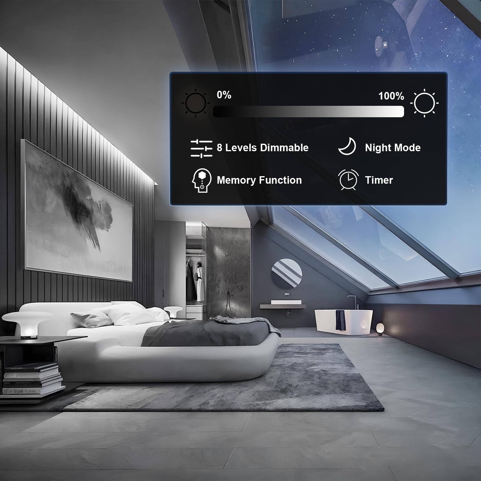 Bunacet Cob Led Strip Lights 5760Leds, 40Ft 6500K Dimmable Cool Light Bright Led Lights For Bedroom Counter Under Cabinet Kitche