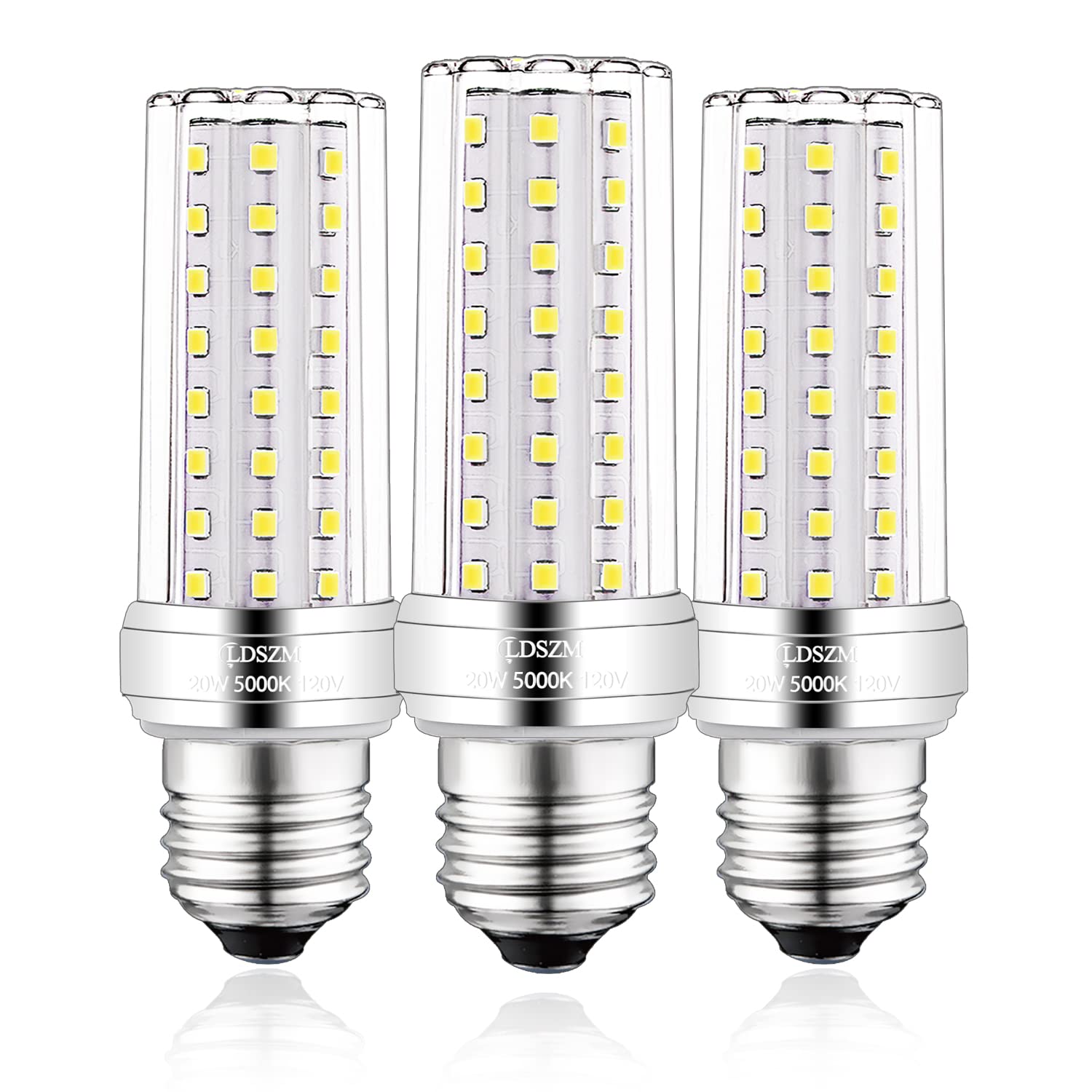 E26 Led Bulbs, 20W Led Candelabra Bulb 150 Watt Equivalent, 2000Lm, E26 Medium Base Decorative Non-Dimmable Led Chandelier Bulbs