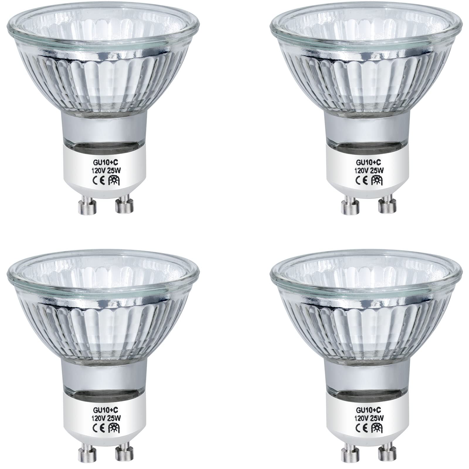 Ybek Halogen Bulb 25 Watt Gu10 120V Np5 Replacement Bulb For Candle Warmer, Scent Wax Burner, Fragrance Melt, Warming Bulb Mr16