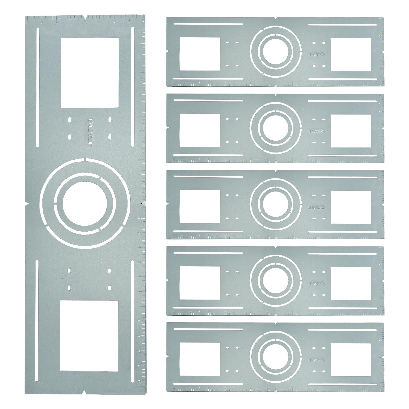 CycevSun 6 Pack New Construction Rough in Plate Pre Mounting Bracket for 3 / 4 /6 inch Recessed Wafer LED Lights, 26 Inch Length
