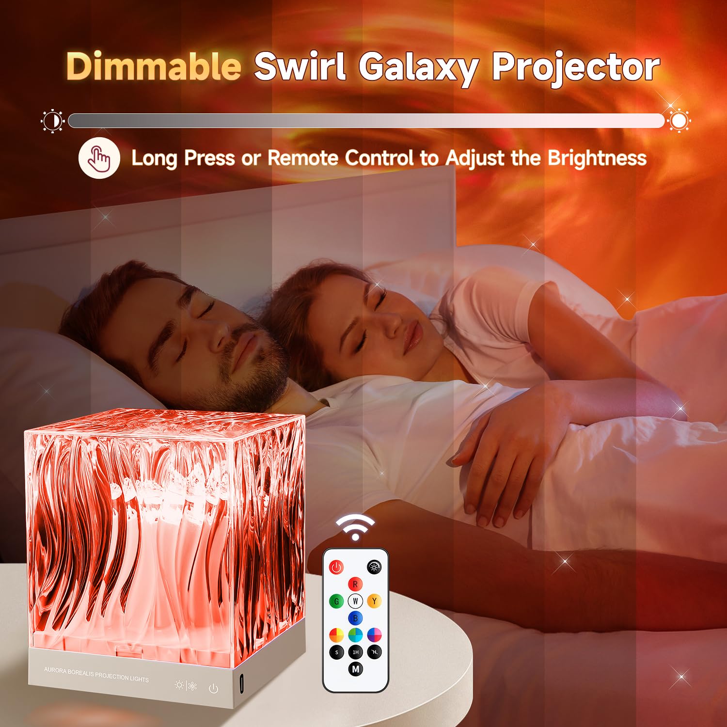 Space Projector For Bedroom Galaxy Projector, 18 Colors Space Projector For Bedroom Solar System Projector,Dimmable Night Sky Projector For Bedroom, Remote Solar System For Kids Planetarium Projector