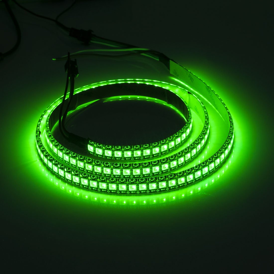 BTF-LIGHTING RGBW LED Strip, SK6812 Cool White & RGB, 3.3ft, 144 LEDs, Black PCB, IP65 Waterproof, Flexible Lighting Solution