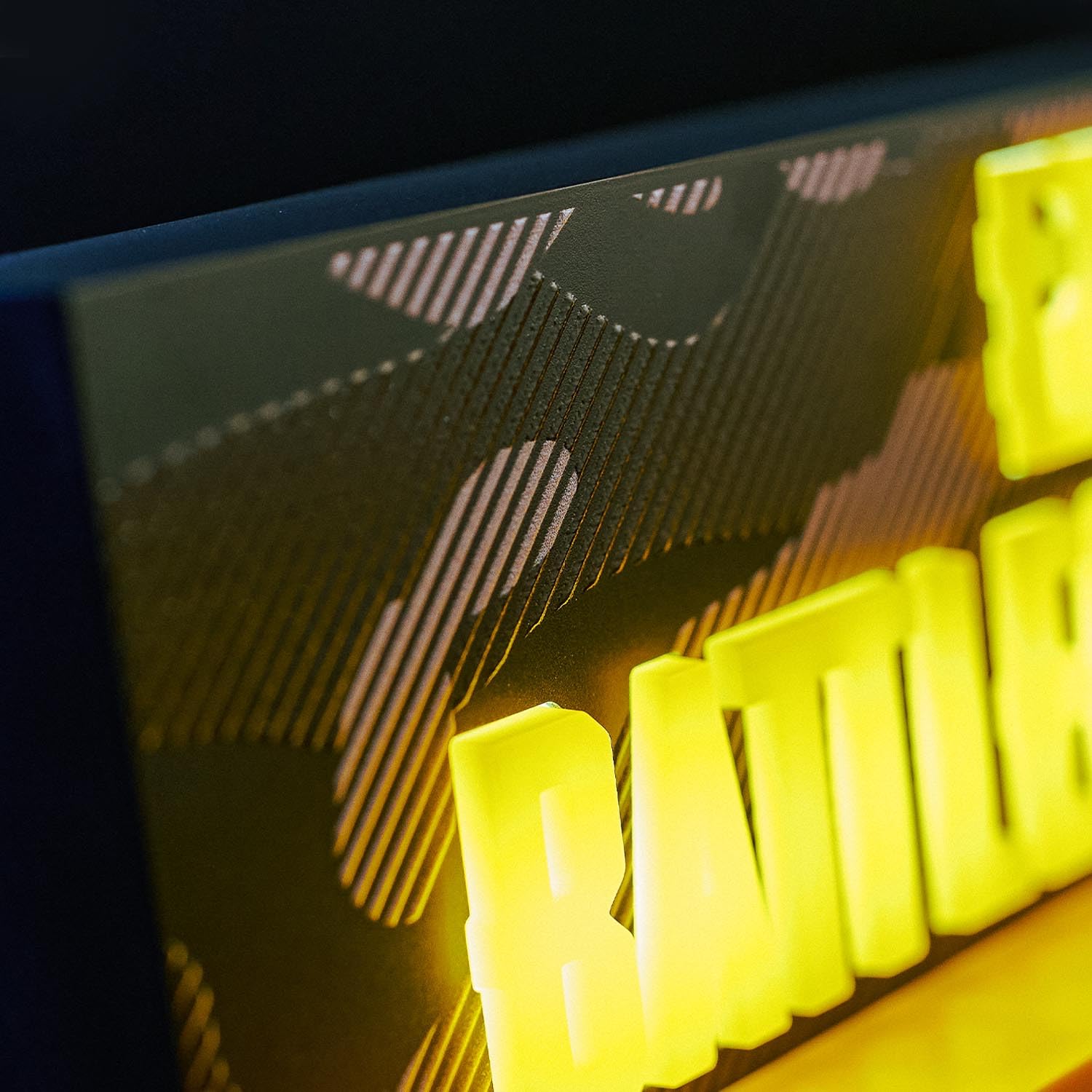 Neamedia Pubg: Battlegrounds 3D Led Mood Light - Black, Modern Style - Gaming Decoration Lamp