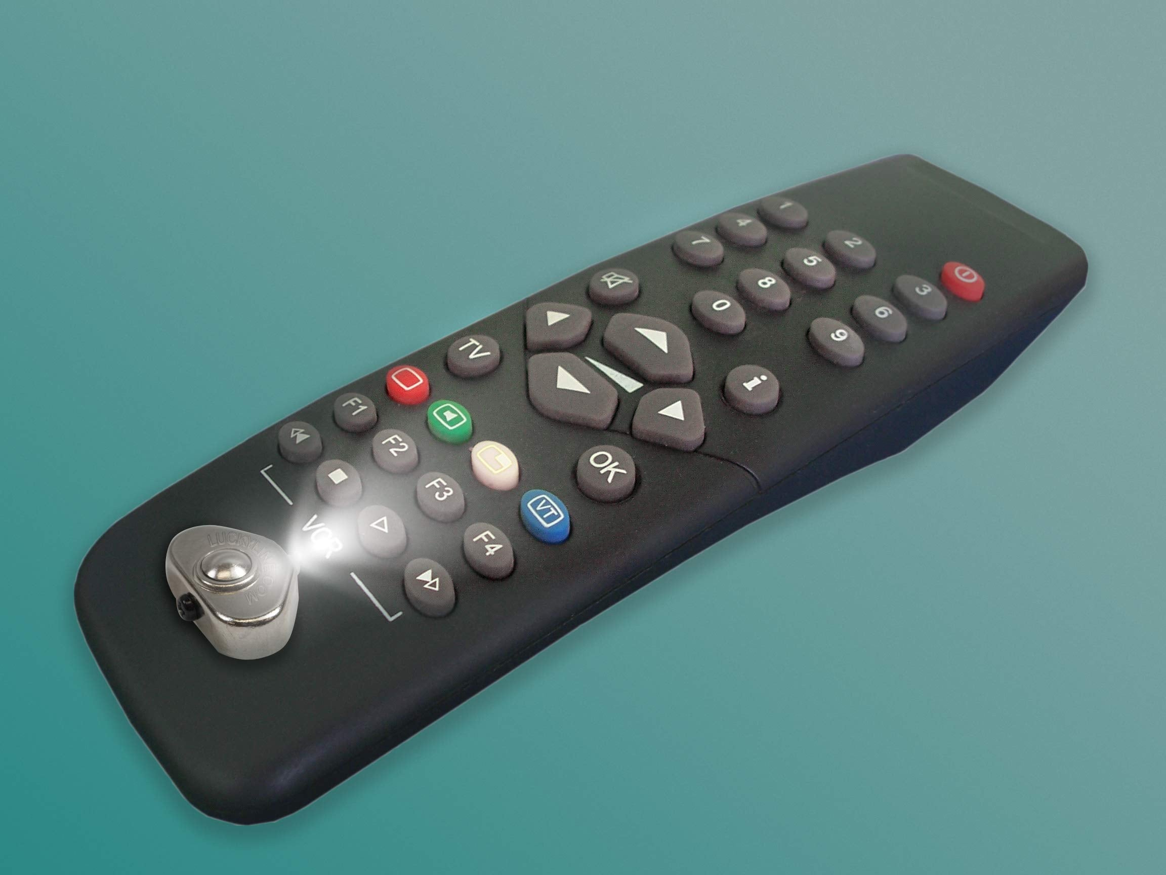 Lucky Line Smallest LED Thumb Light, Silver, 1 Count - Ideal for Keys, Screwdrivers, Measuring Tapes, Cabinets, Pet Leashes & More