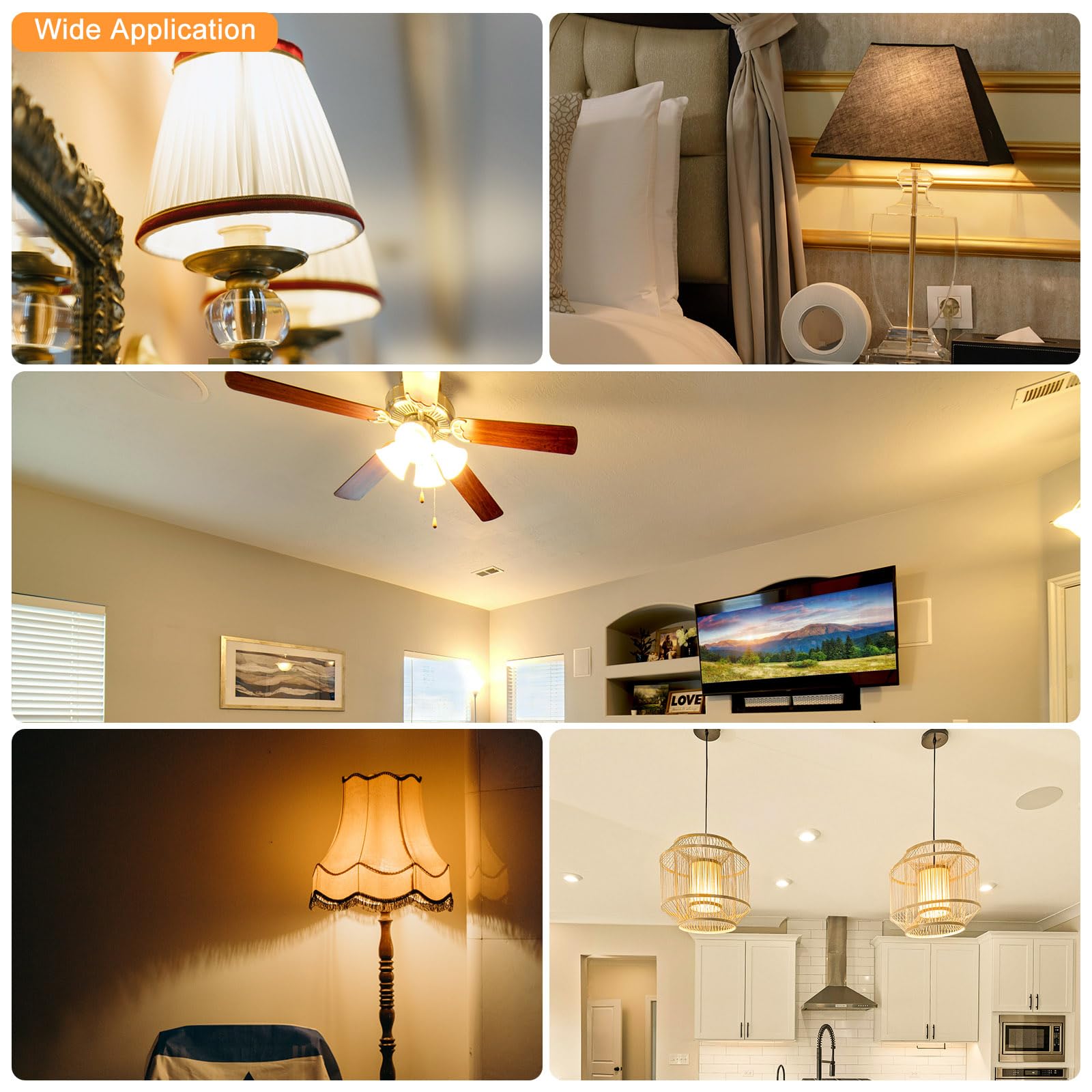 Brolskun E11 Led Bulb 150W Dimmable 120V 15W Led Mini Ceiling Fan Bulb Warm White Light Bulb 3000K Bright 1500Lm For Chandeliers