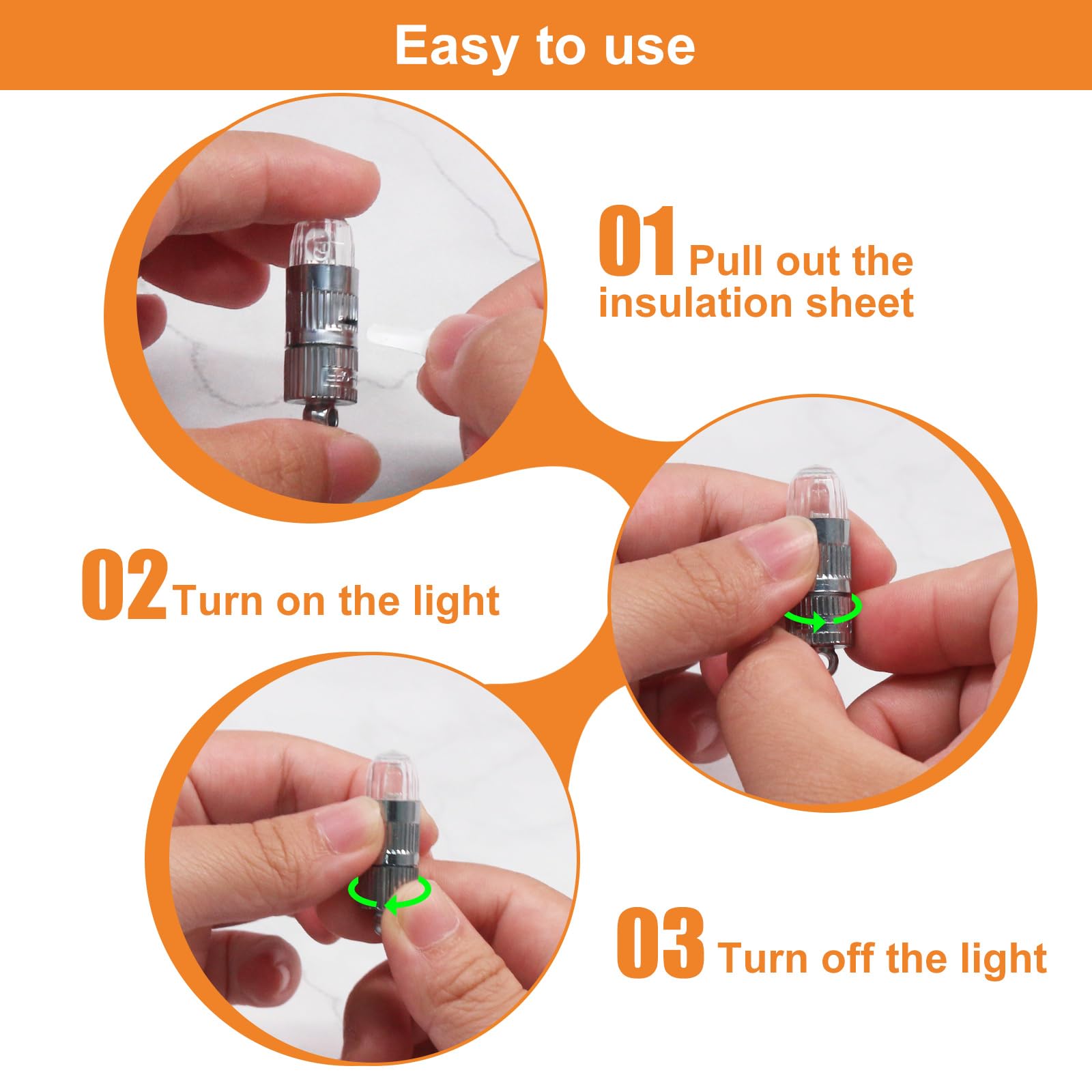 Sumdirect Pack Of 100 Led Mini Non-Blinking Lights For Paper Lanterns Balloons Floral Wedding Halloween Christmas Party Decoration Centerpieces (100, Orange Yellow)