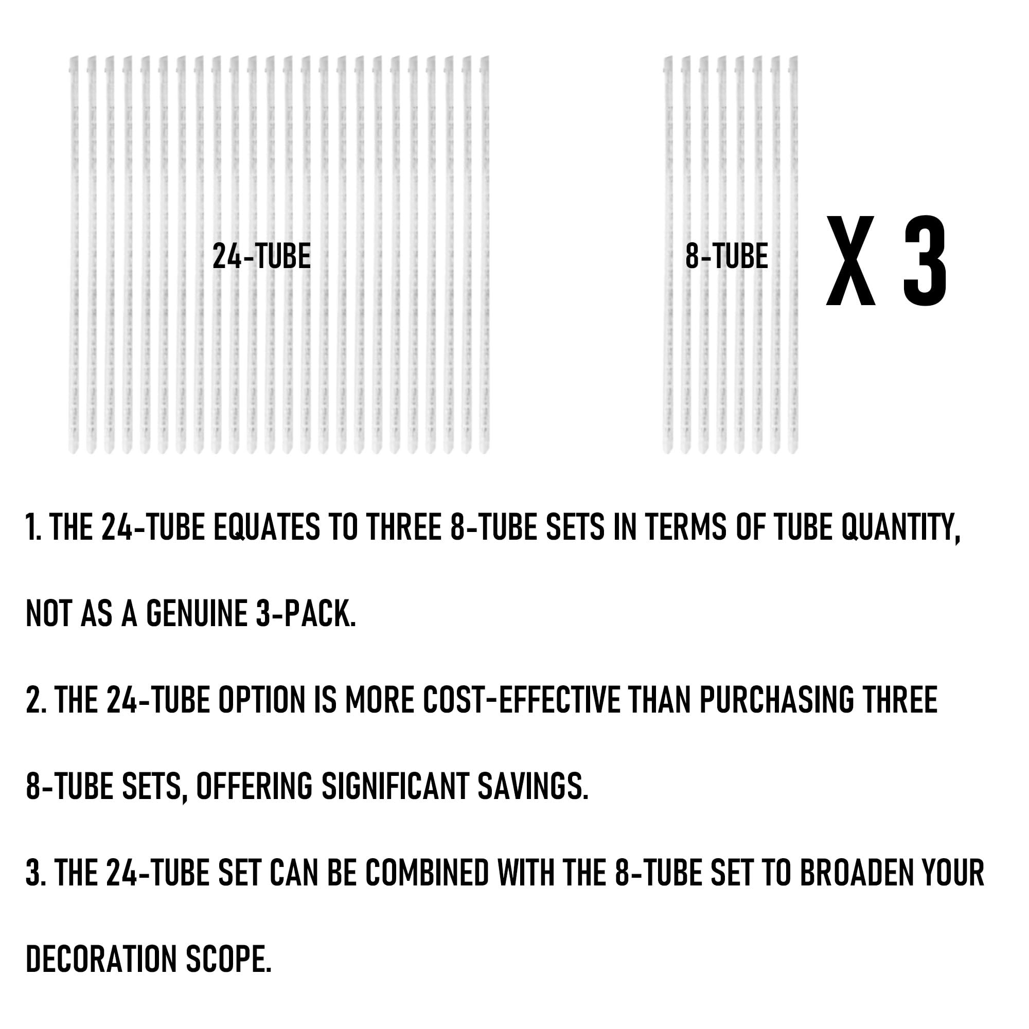 Tw Shine Christmas Meteor Shower Lights Outdoor, 864 Led 12'' 24 Tubes Waterproof Christmas Lights Outdoor Plug In, Snow Falling