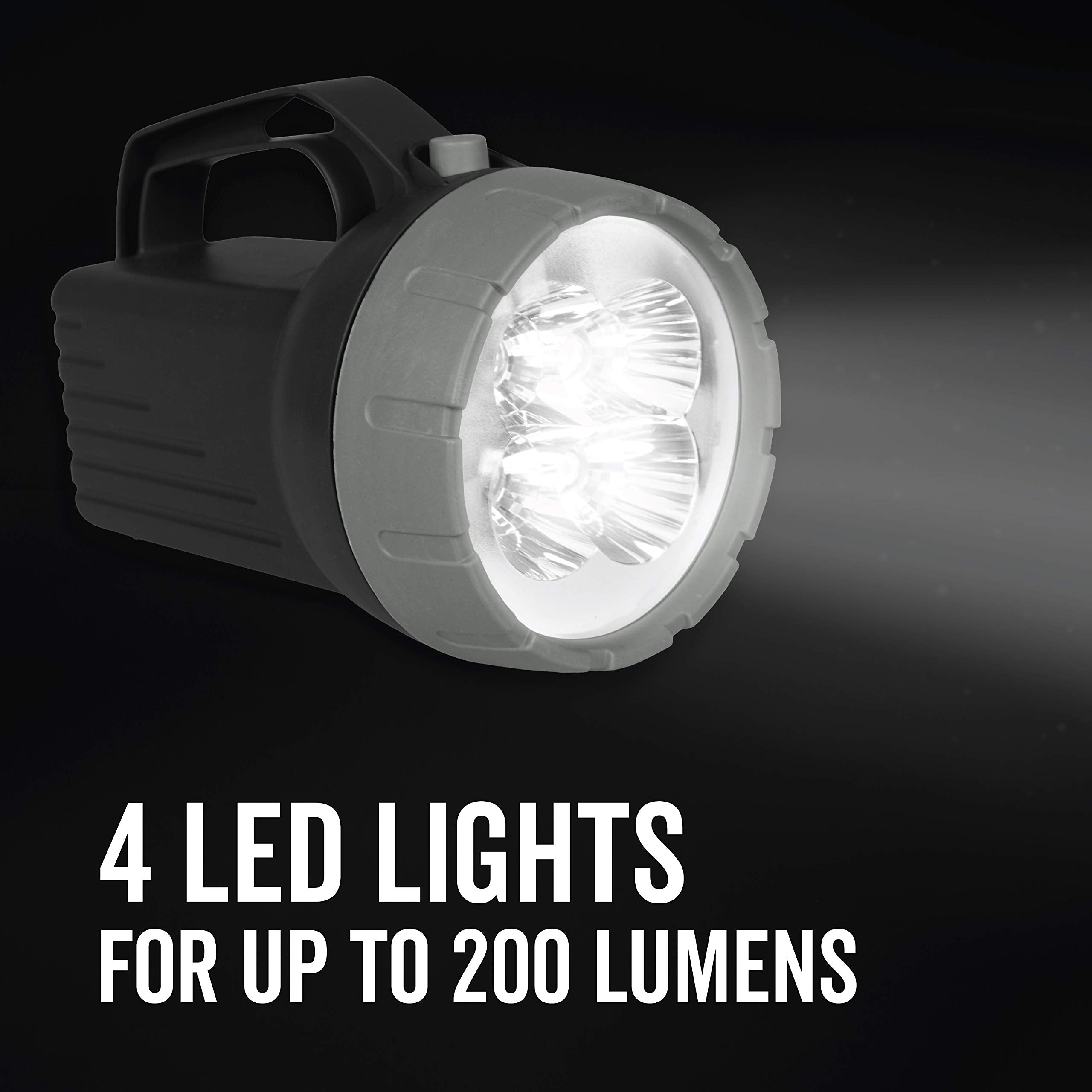 Rayovac LED Flashlight - Floating Camping Light, 6V Battery Included, Black, Pack of 1, Model BEPLN6V-BTA