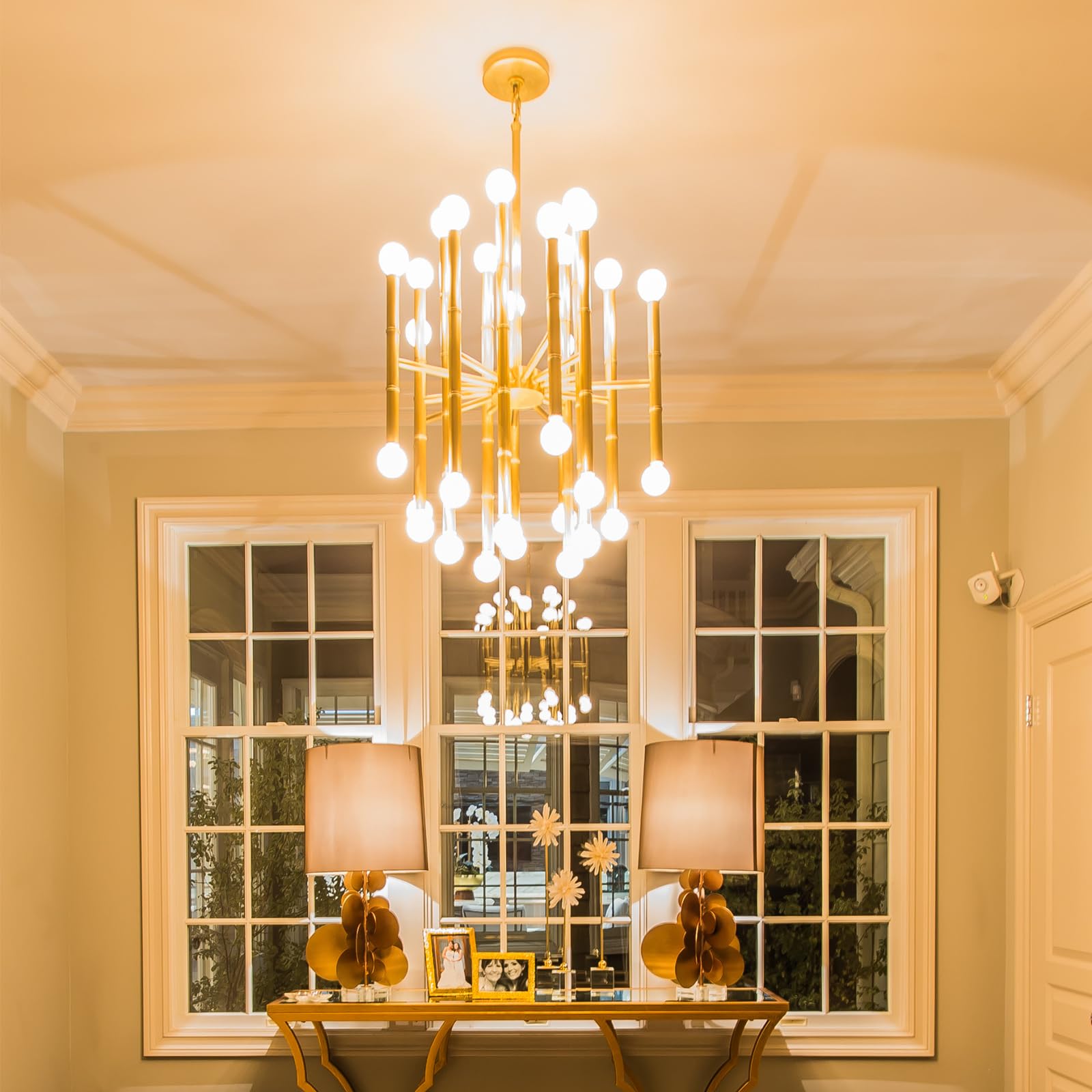 Maxvolador E12 Led 60W Equivalent Warm White 2700K Ceiling Fan Bulbs, 600Lm Cri 85+ Small Base Candelabra Bulbs, 6W Non-Dimmable, Pack Of 6