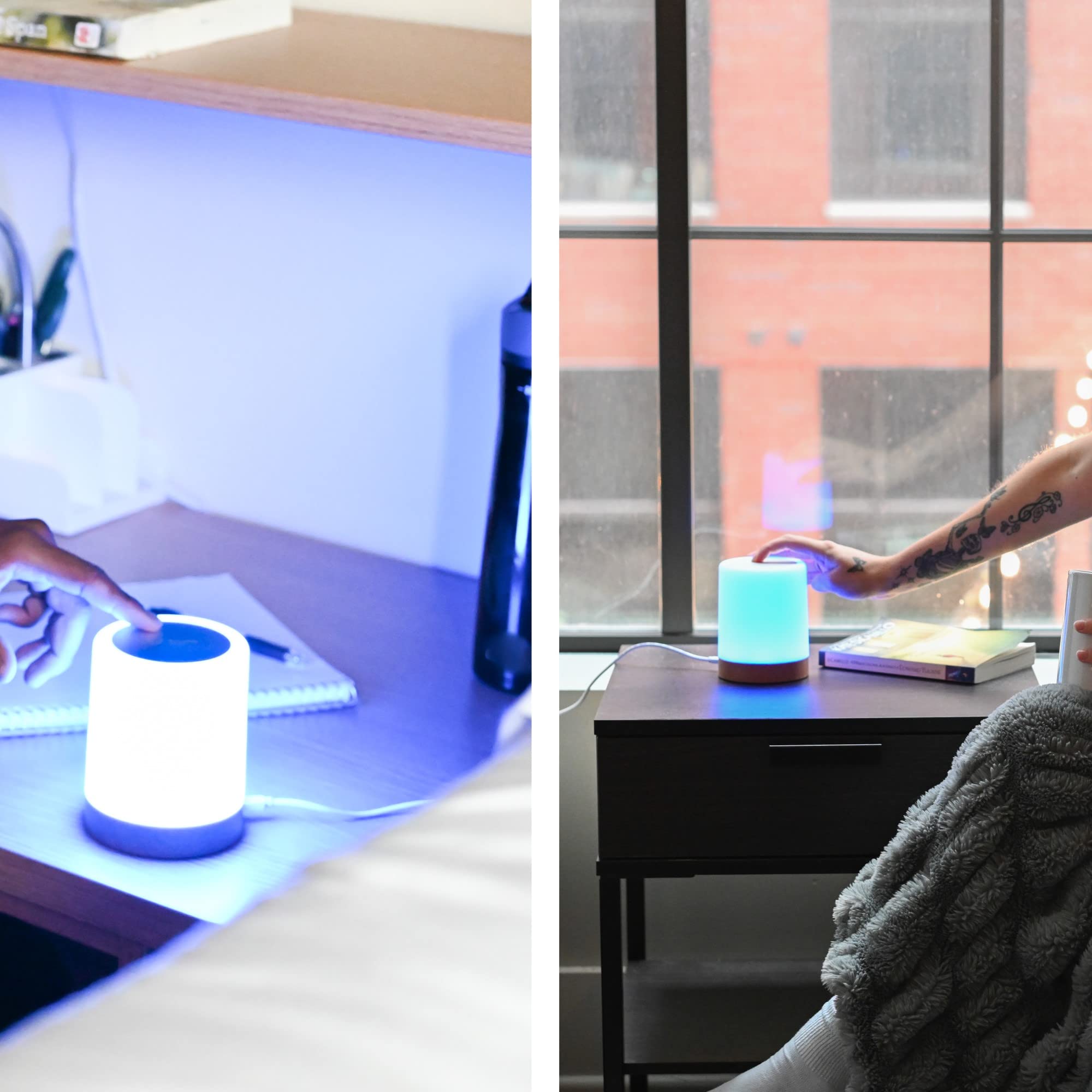 Luvlink Friendship Lamps No Subscription Wifi Touch Lamp For Long Distance Relationships  Couples  Friends & Family - Gift Ready (Set Of Four)