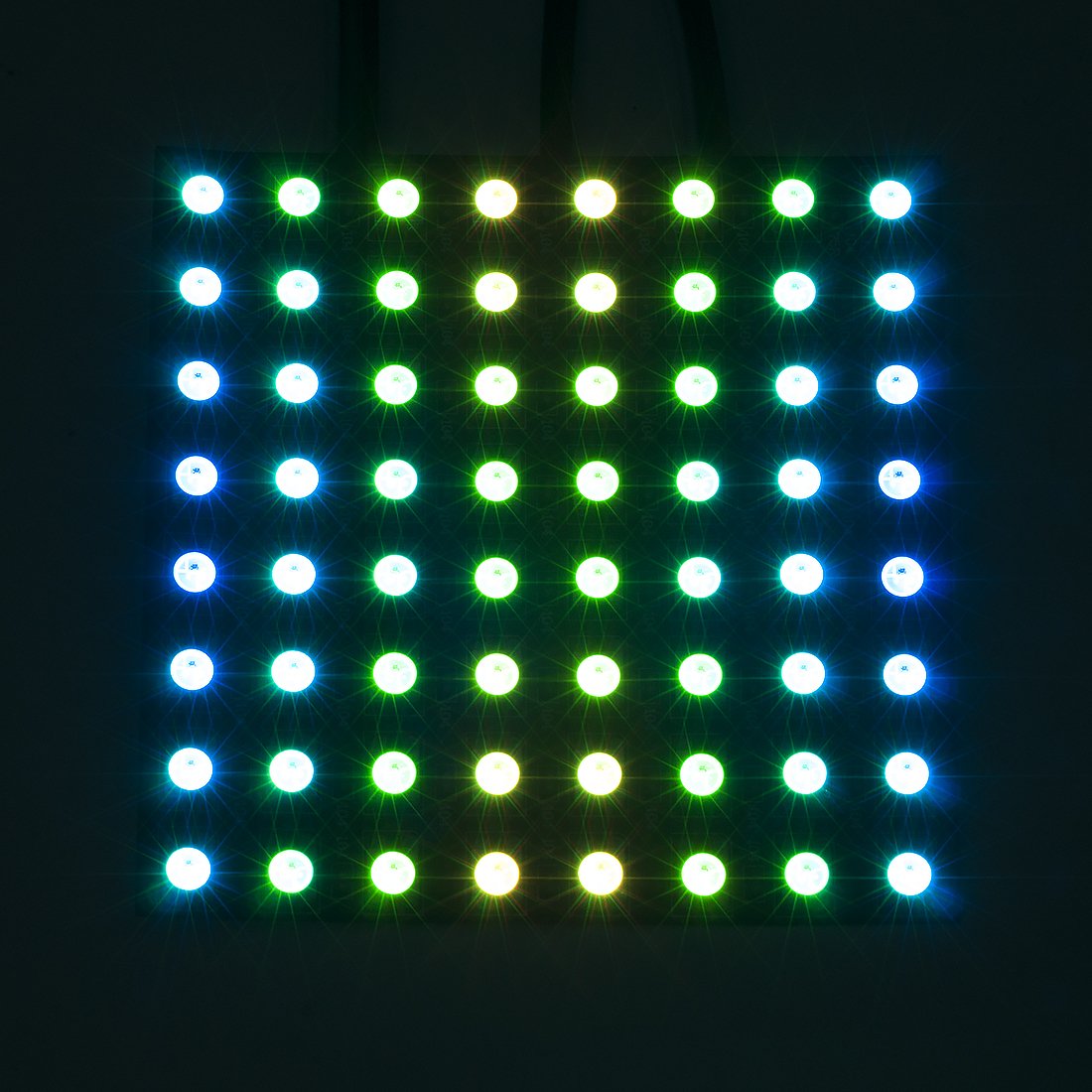 Btf-Lighting Ws2812B Eco Rgb Alloy Wires 5050Smd Individual Addressable 8X8 256 Pixels Led Matrix Panel Flexible Fpcb Full Color