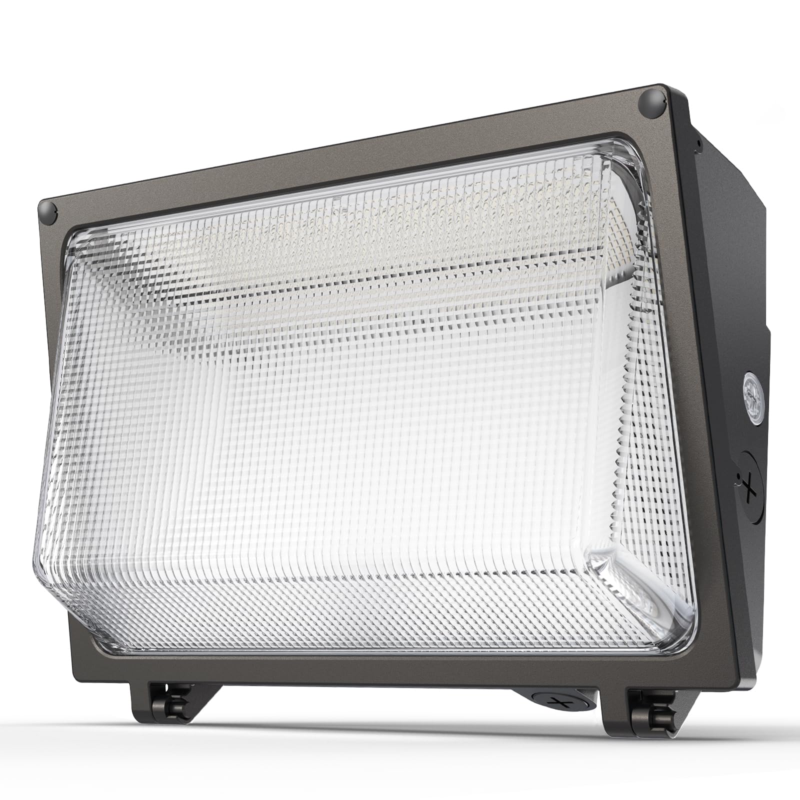 Litezone Led Wall Pack 150W: 22500Lm Outdoor Wall Lights With Dusk To Dawn Photocell - Glass Lens Led Security Flood Lighting For Parking Lot And Warehouse