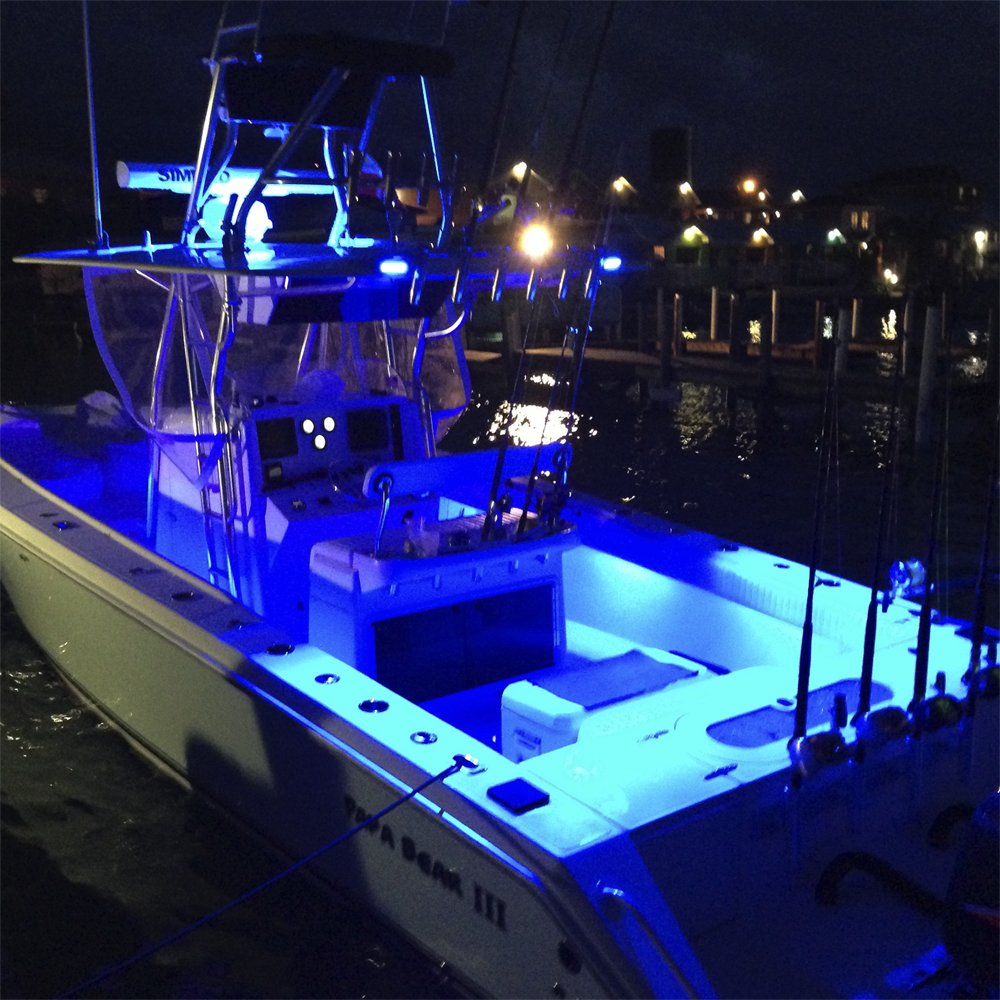 Lumitec Caprera2 Led Spreader And Deck Flood Lights, Bracket Mount, Dual Color, White Housing, One Size (101102)