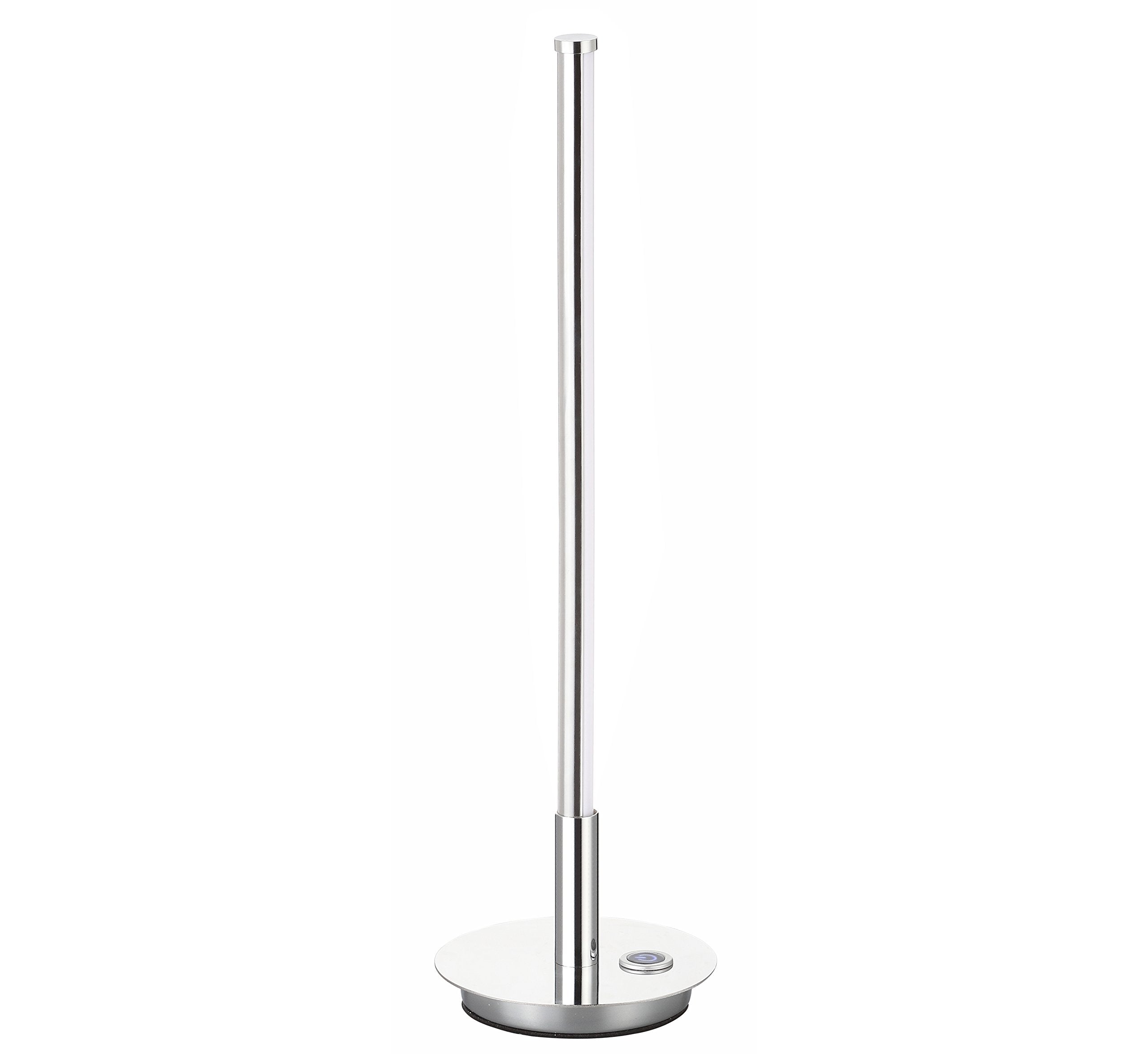 JONATHAN Y Keira LED Table Lamp, 16.5" Modern Chrome Metal Design, Model JYL7002A for Bedroom, Living Room, Office