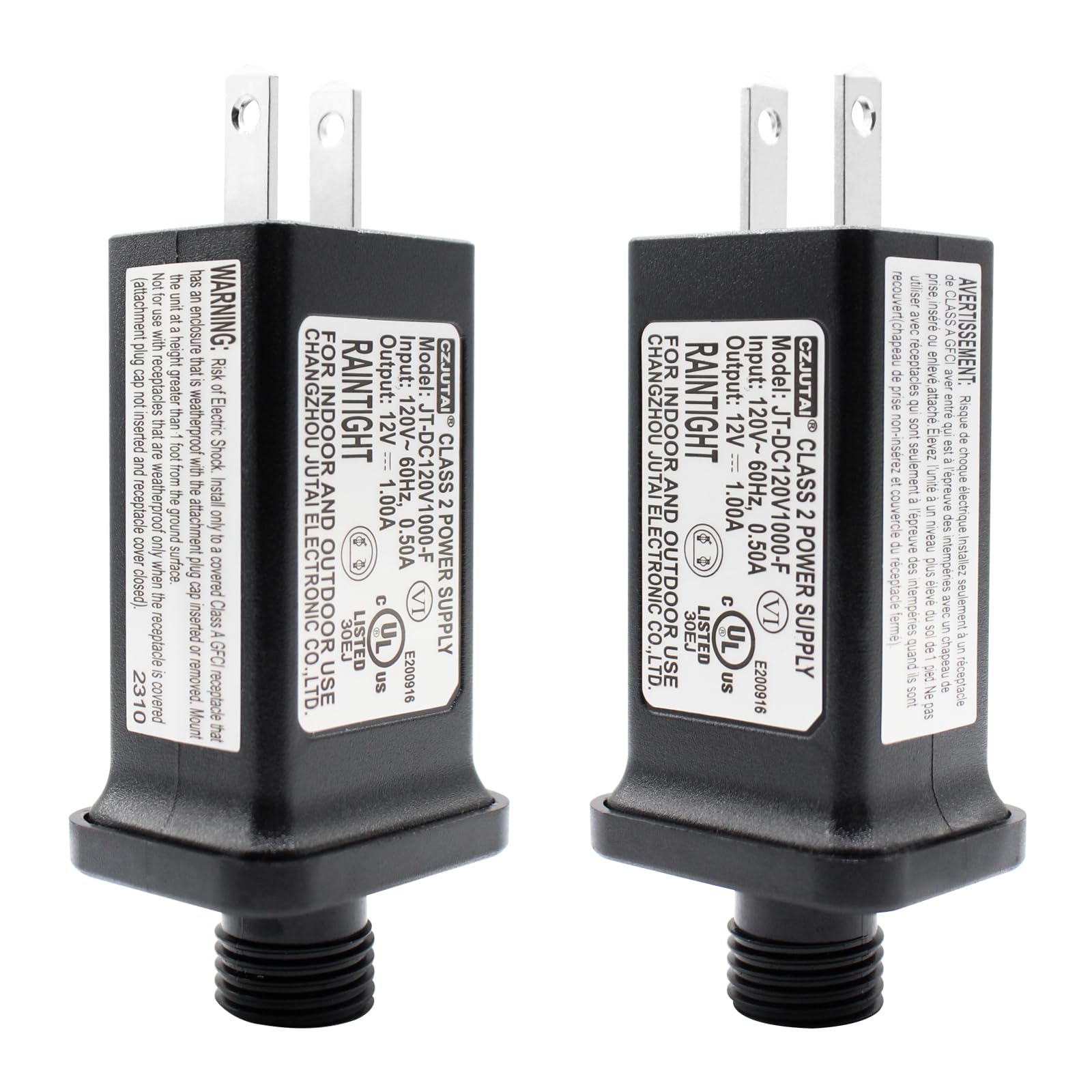 12V 1A Replacement Led Transformer Model Jt-Dc120V1000-F Class 2 Power Supply Ip44 Led Light Controller Low Voltage Transformer