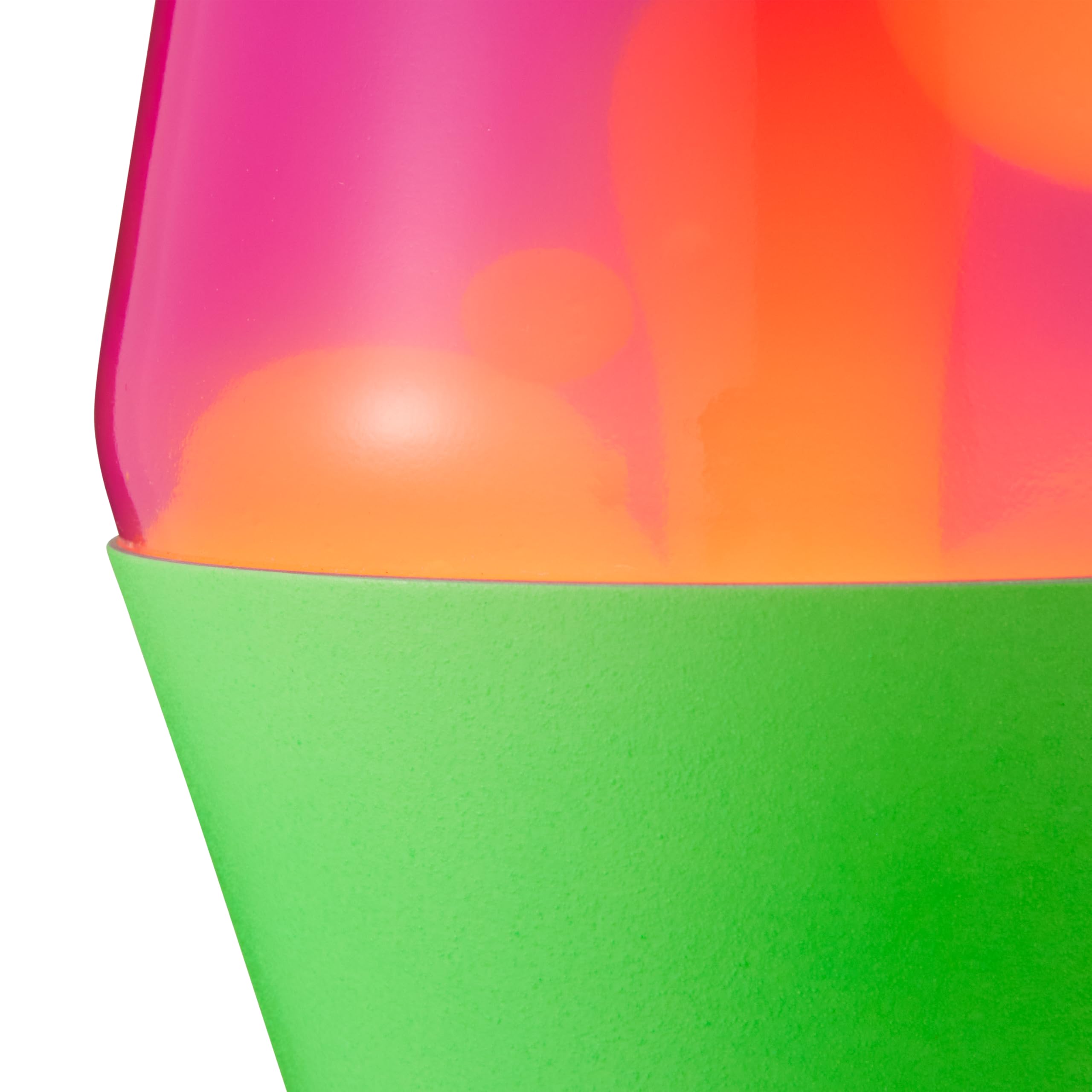 Lava 14.5" Classic Liquid Motion Lamp - Neon Green with Orange and Pink Liquid, Model #2096