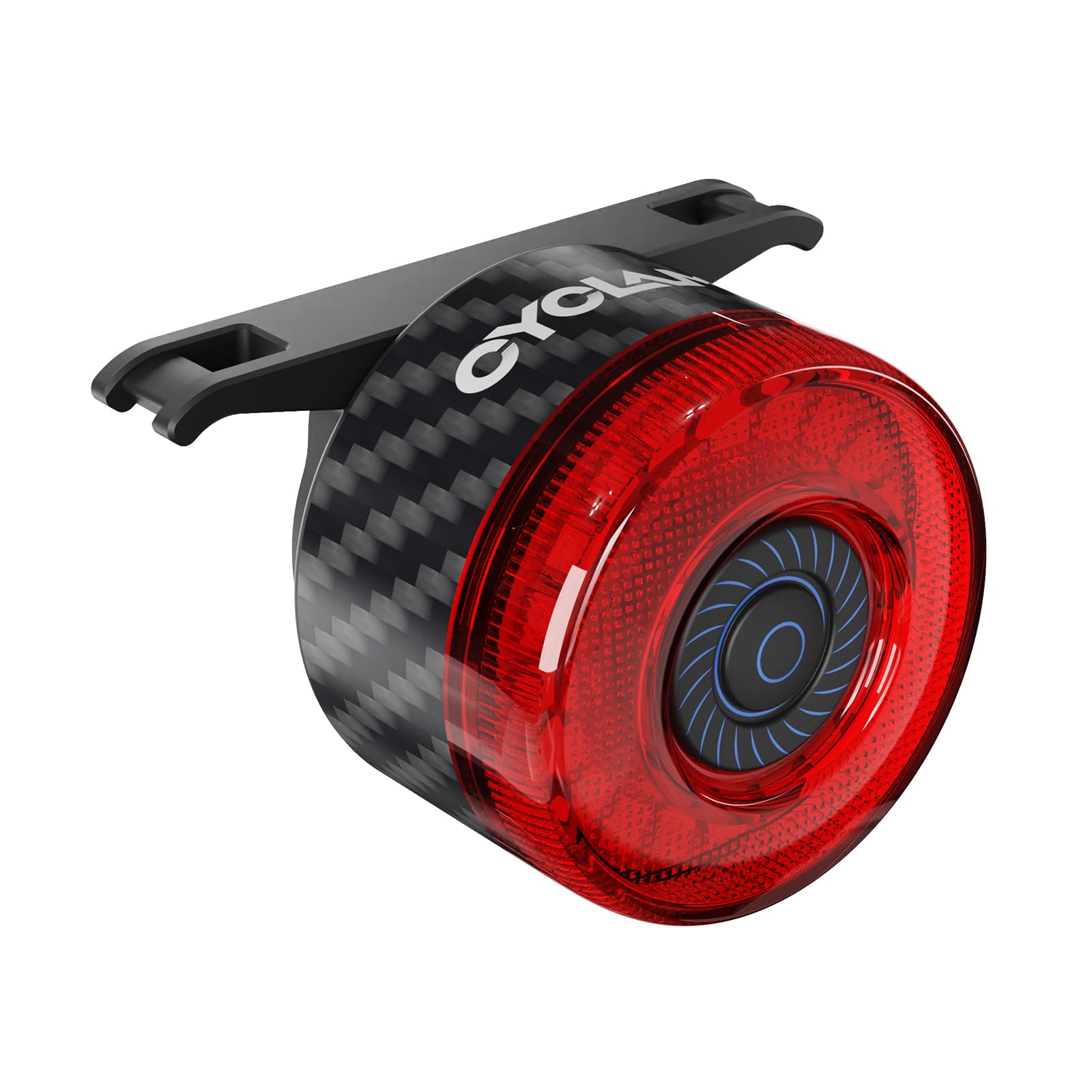 CYCLAMI Bike Tail Light/Rear Light - Auto-On, Smart Brake Warning, USB Rechargeable, 6 Lighting Modes, Light Sensor, 40H Runtime