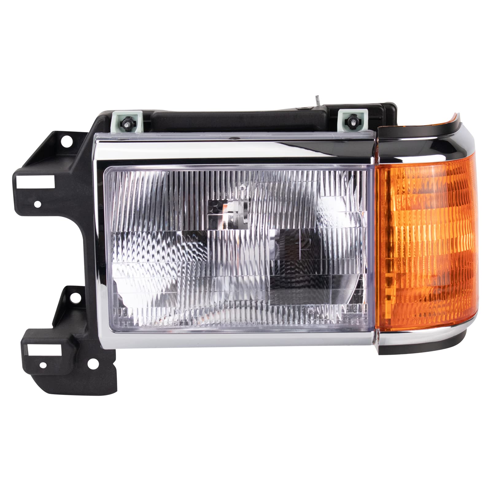 Trq Headlight & Taillight Lighting Kit Driver & Passenger Side Fits Ford 90 Bronco (From Prod Date 11/1/89) 91 Bronco 90 F-150 W/Styleside Bed (From Prod Date 11/1/89) 91 F-150 With Styleside Bed