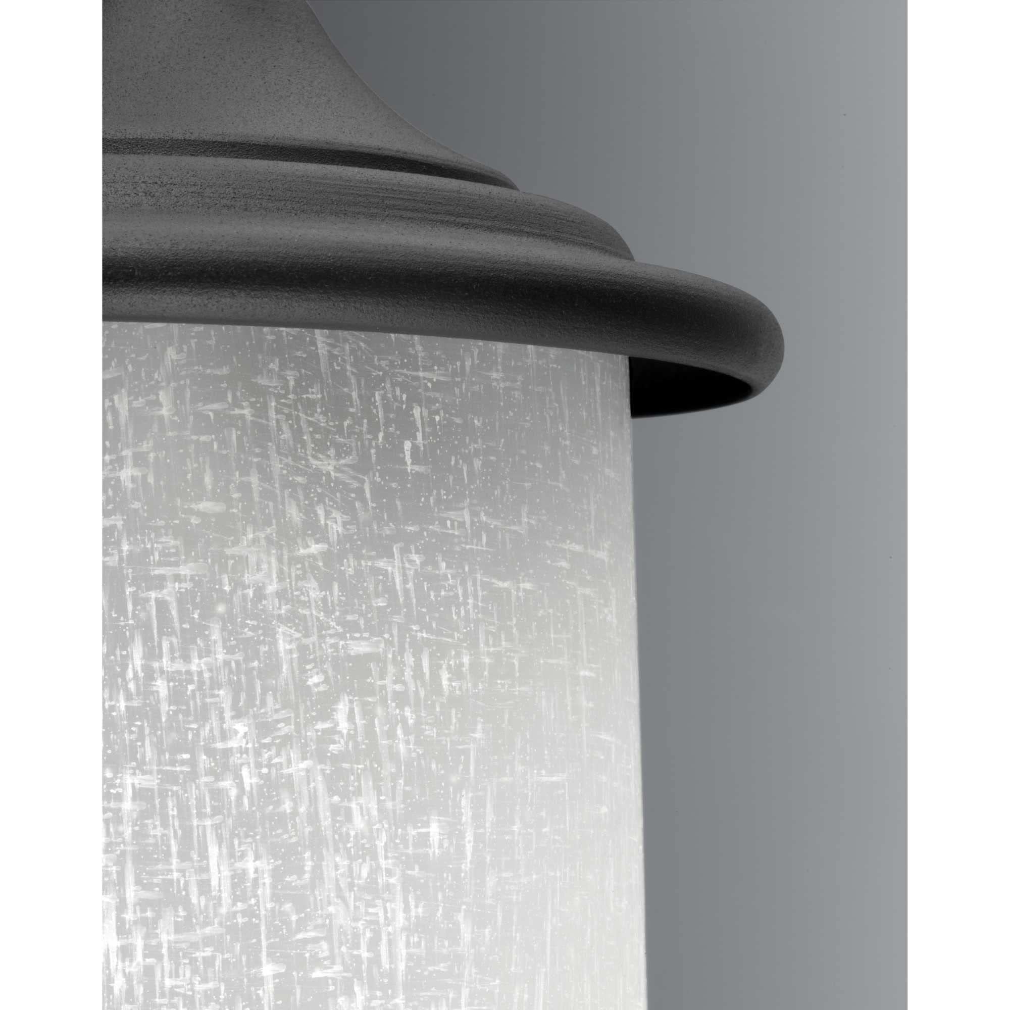 Progress Lighting 1-Light Outdoor Wall Lantern, Textured Black, Aluminum, 8in, Model P6060-31