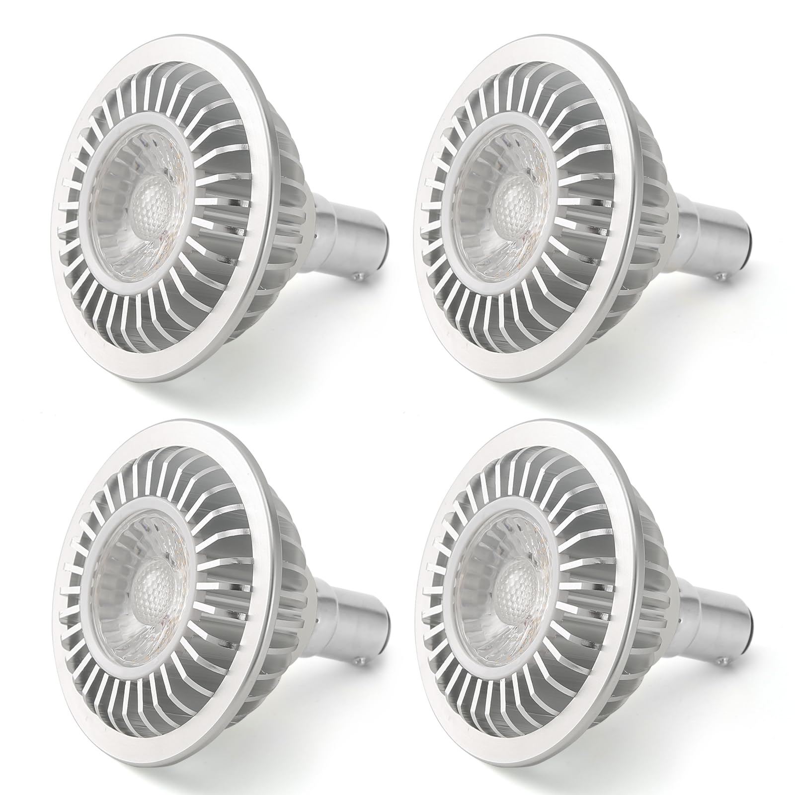 AIBOO AR70 LED Light Bulb BA15D B15 Base, AC/DC12V Input, 7W 500lm for Home Household Commercial Lighting, 50W Halogen Lamp Repl