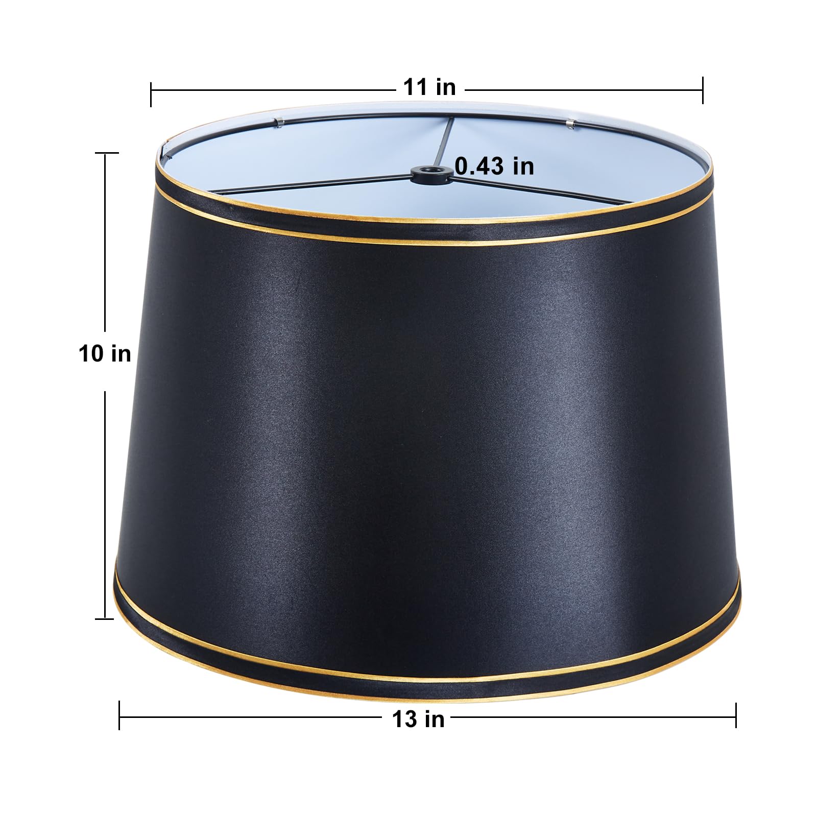 Lamp Shades Set Of 2, Drum Lampshades, Lampshade 10 Inches Height, Lampshades For Table Lamp, Floor Lamp, Pendant Light, Grey La