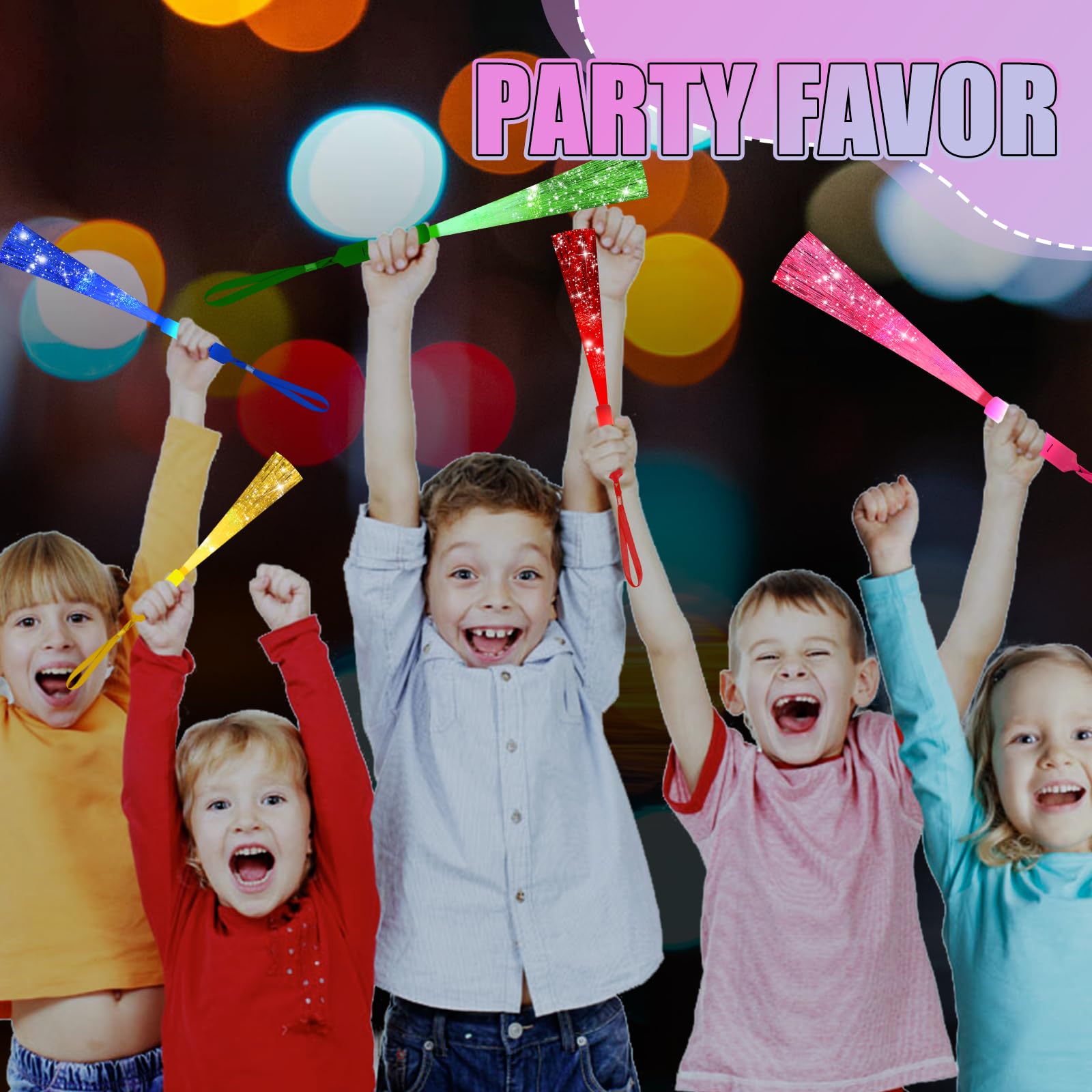 30Pcs Fiber Optic Wand Glow Sticks  Led Light Up Wand  Glow In The Dark Party Supplies  Light Up Party Favors  Fiber Optic Lights  Glow Flashing Light Sticks For Neon Party Decorations  Chirstmas