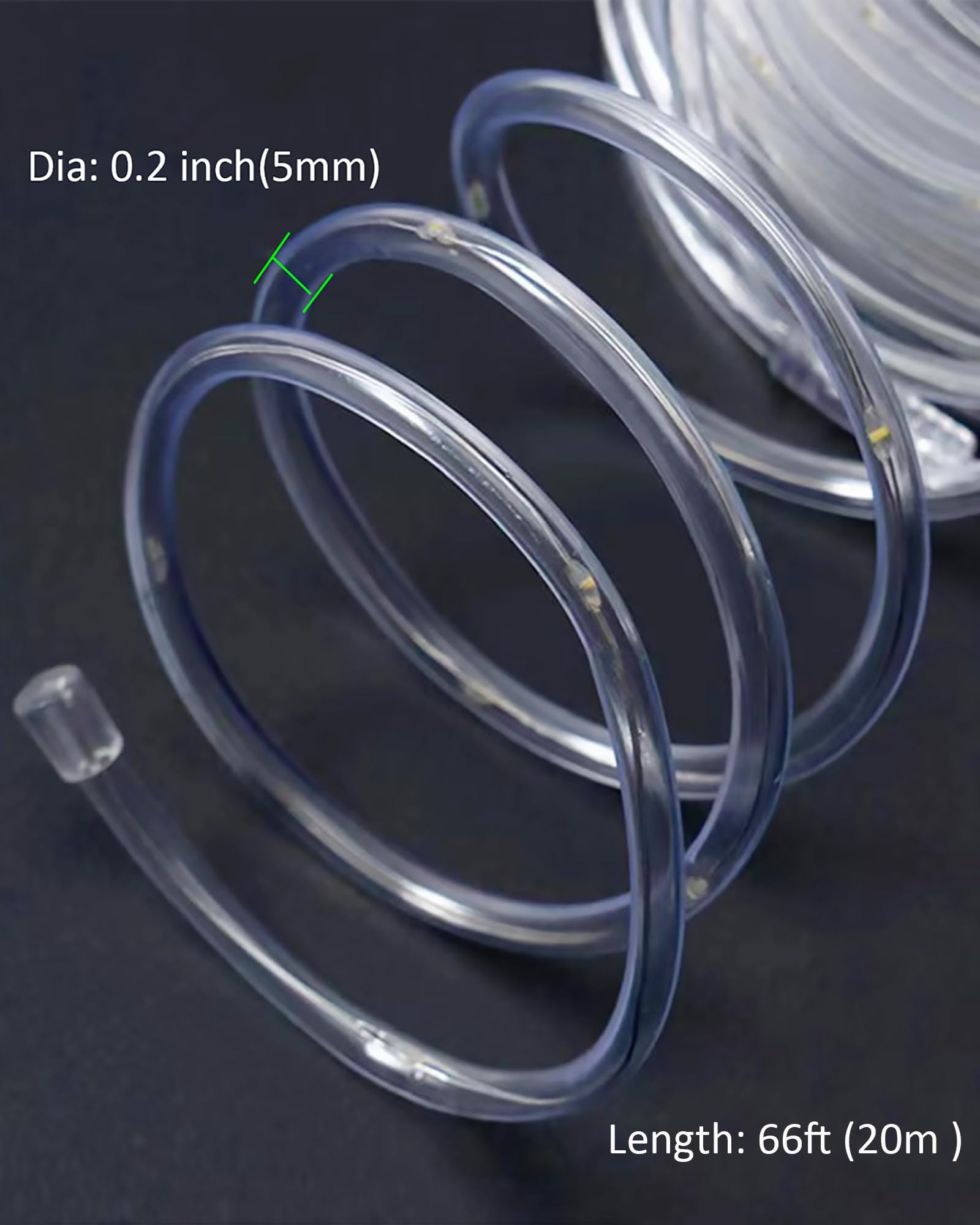 Hahome 66Ft Led Rope Lights - 16 Color Changing Waterproof String Lights With Remotes