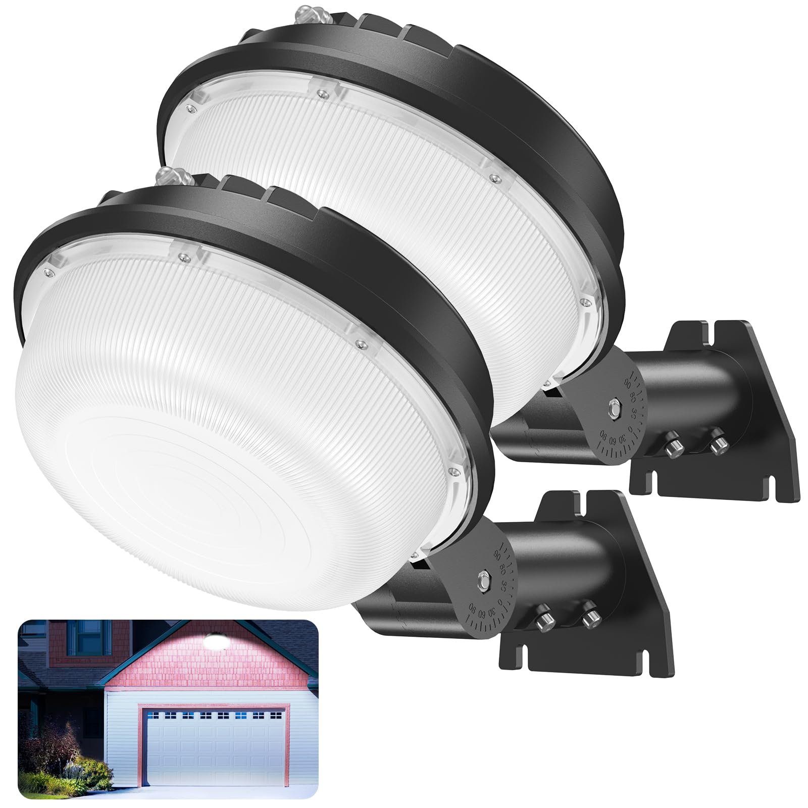 150W LED Barn Light 21000LM Yard Area Light Dusk to Dawn Outdoor Lighting with Photocell 5000K Daylight IP65 Waterproof LED Floo