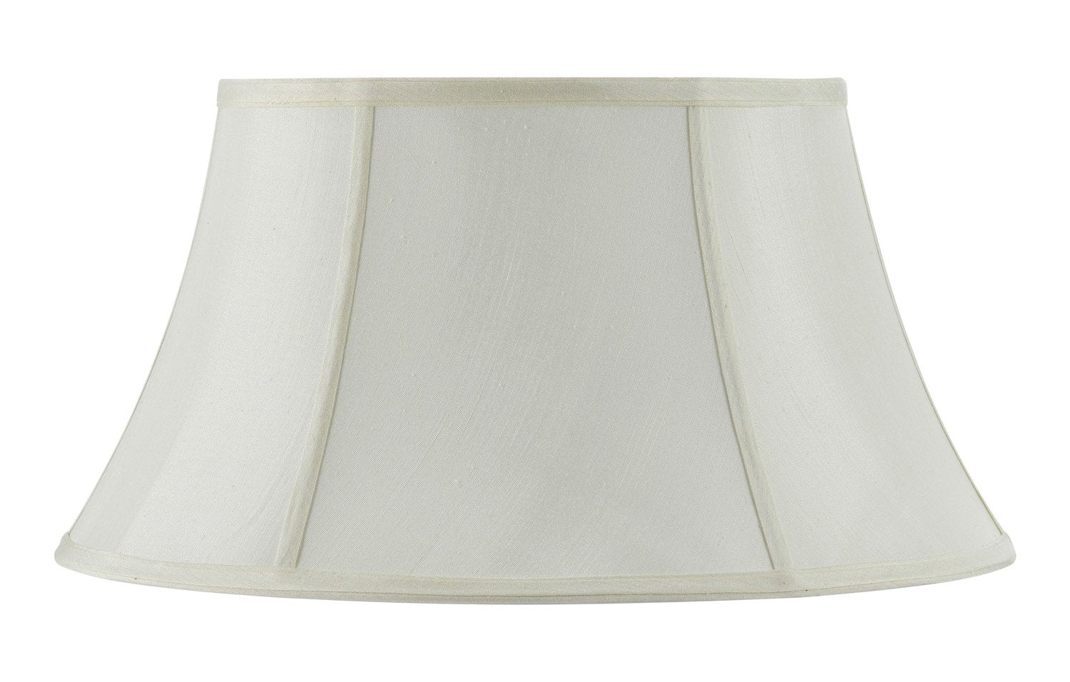 Cal Lighting Sh-8103/16-Eg Vertical Piped Swing Arm Shade With 16-Inch Bottom, Egg Shell