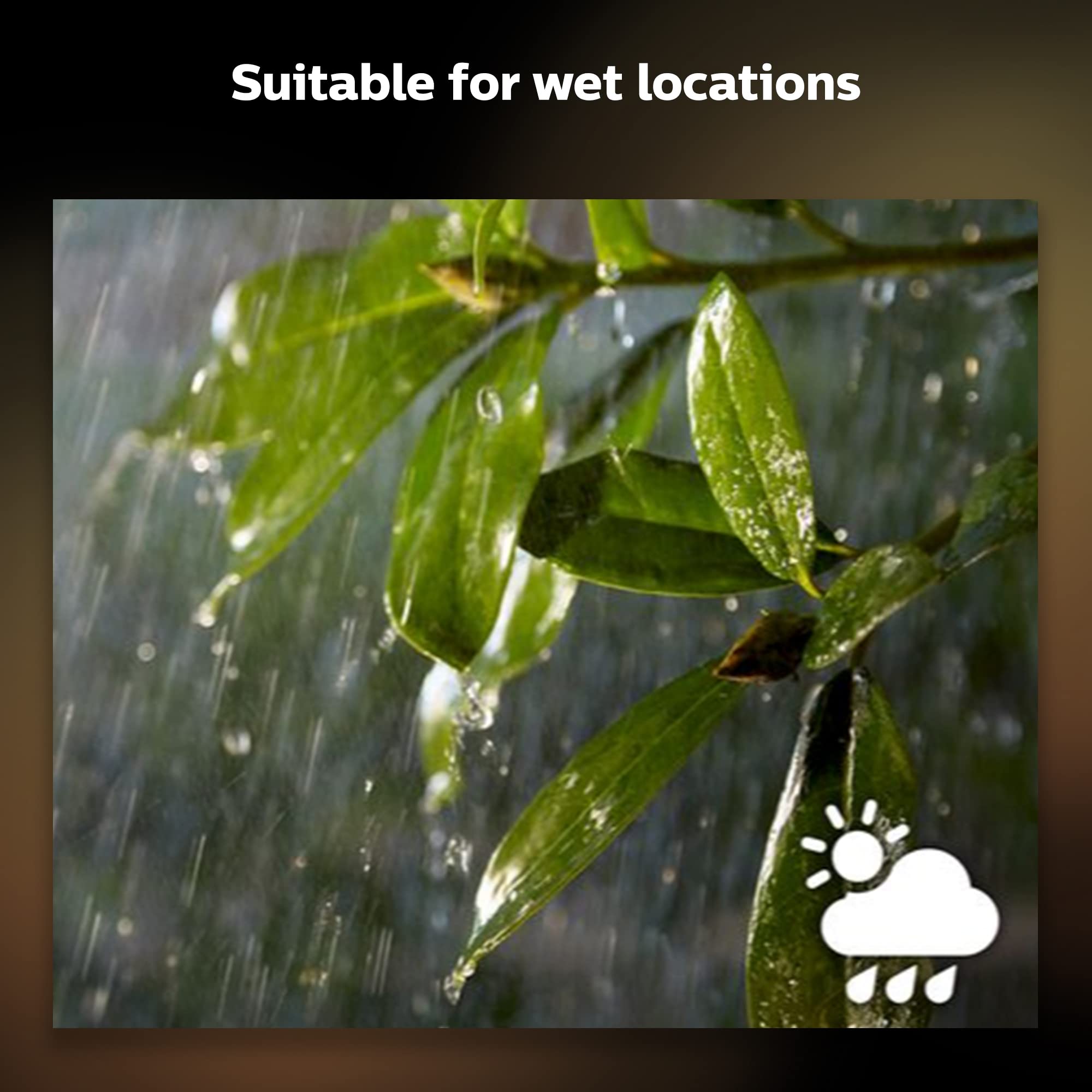 Philips Hue Outdoor Smart LED Light Strip, 7ft, Multicolor, Model 555904, Weatherproof, Requires Hue Bridge, Works with Alexa, Google Assistant