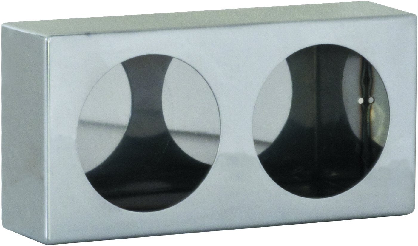 Buyers Products LB6123SST Dual Round Light Box, Stainless Steel