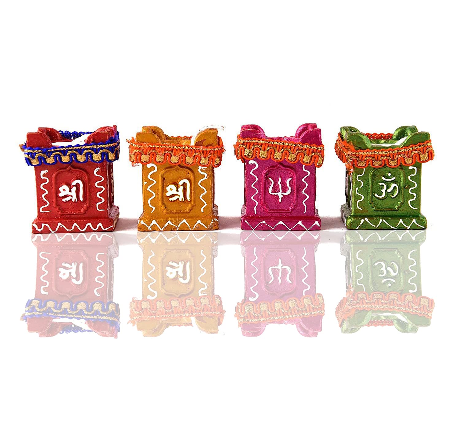 CraftVatika 8 Diwali Diya Combo of and Matki Diya for Puja Diwali Decoration Items Terracotta Candles for Home Decoration/Diwali