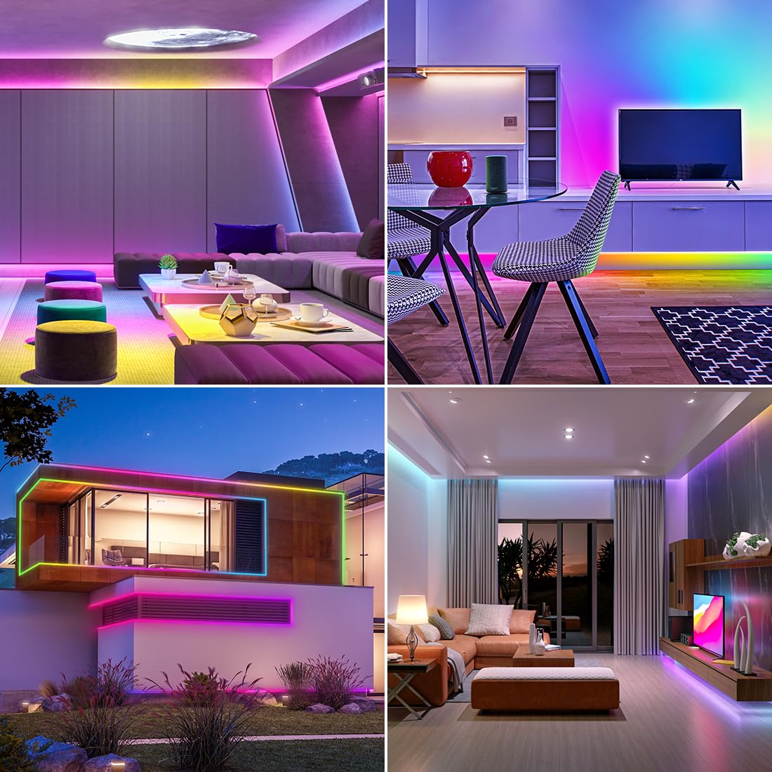 Btf-Lighting Ws2814 Ic Rgbw Rgb+Cool White(Similar Ws2812B) Dc24V 16.4Ft 84Led/M 14Pixel/M 4 Colors In 1 Dream Color Addressable