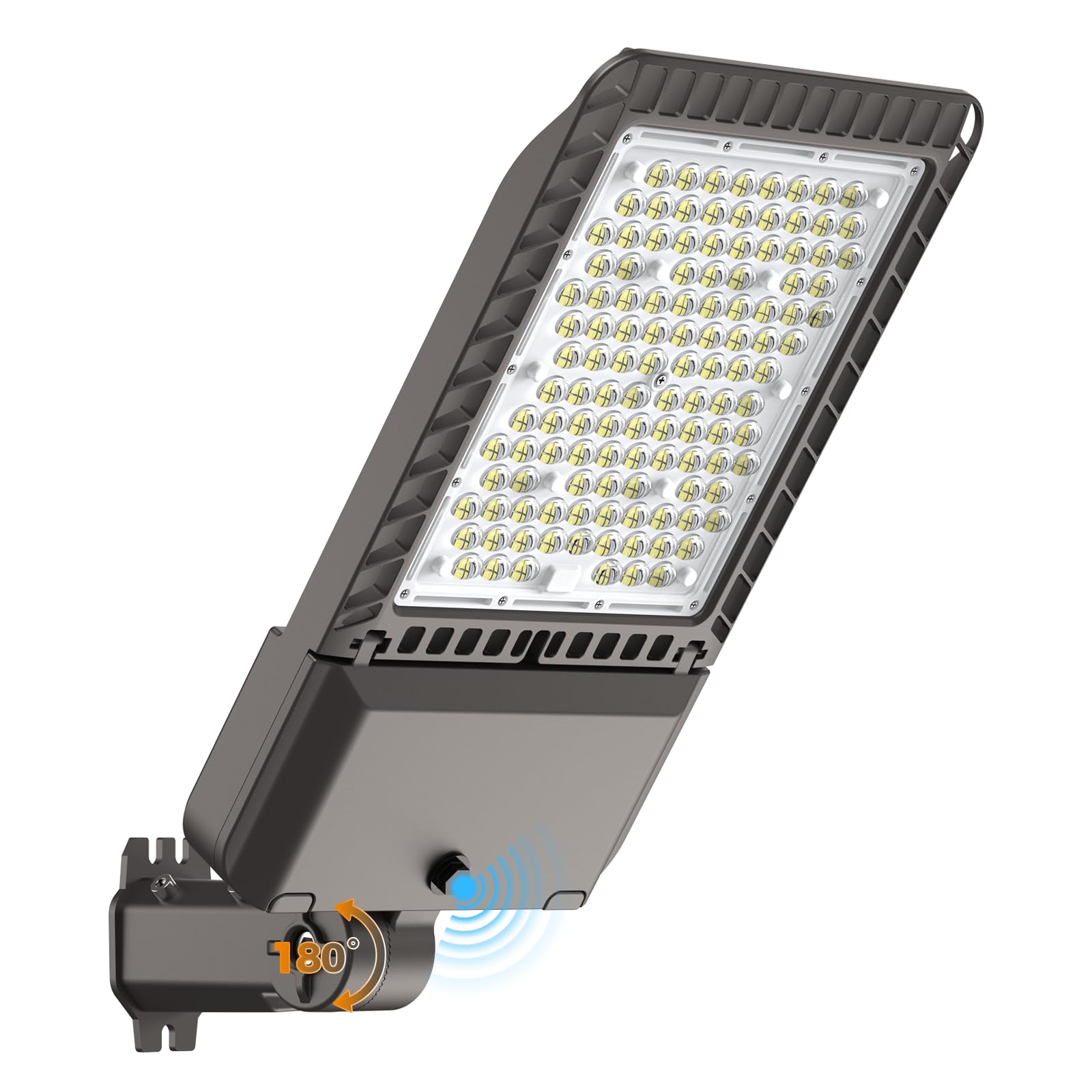 Aikvsxer 340W Led Parking Lot Light 85000Lm 6000K Daylight Dusk To Dawn Photocell Commercial Outdoor Lighting  Ip65 Waterproof 11 Years Lifespan For Parking Street Yard Garage Warehouse 1 Pack