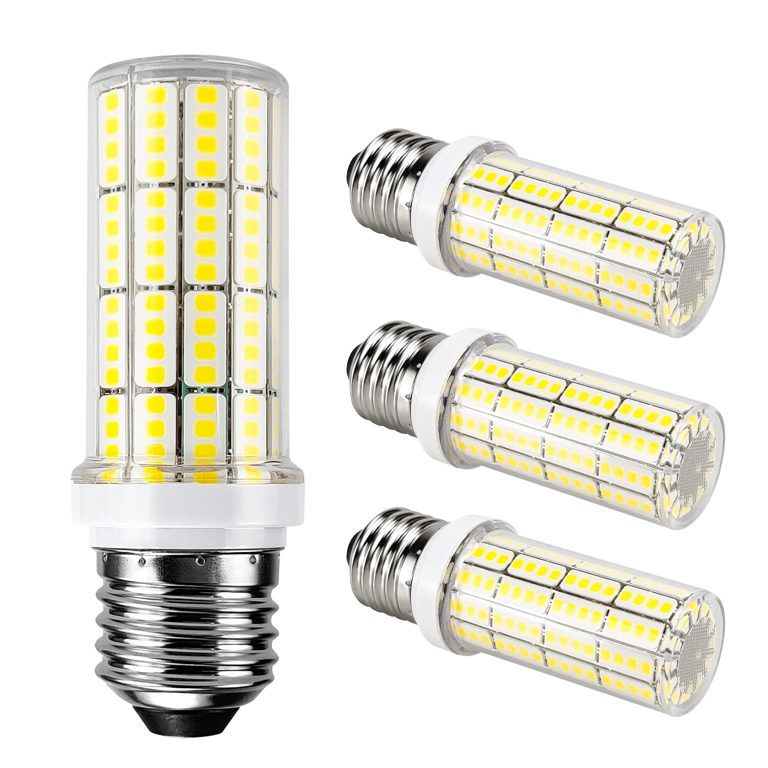 Riuvao Led Corn Light Bulb 200W Equivalent 2500 Lumen 5000K Cool Daylight White 20W E26/E27 Base Ceiling Fan Led Light Bulb For