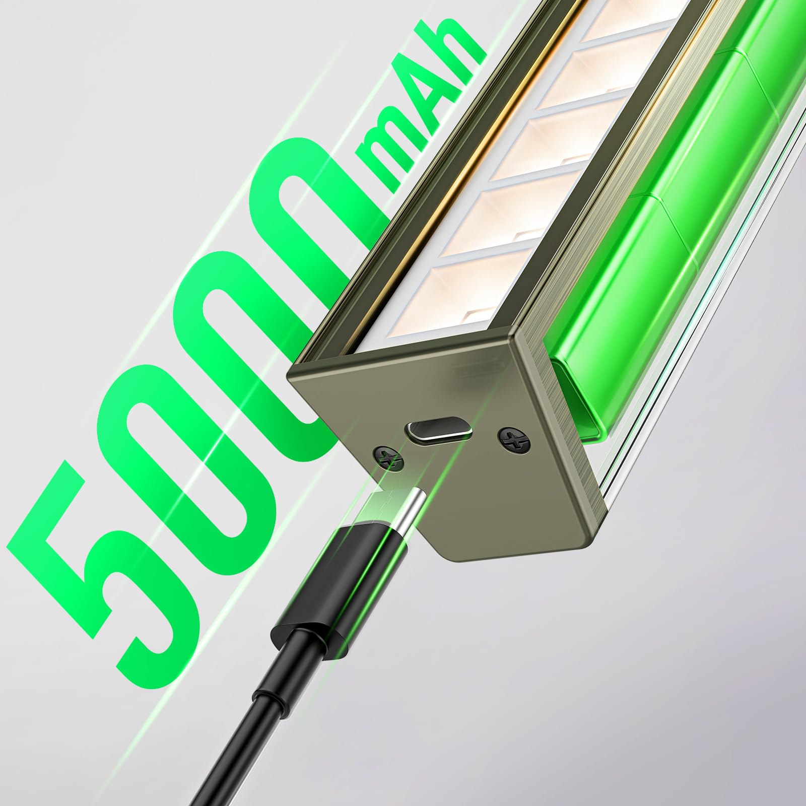 Afyuol Picture Light, Battery Operated, 16in, Greenish Bronze, CCT Dimmable, Remote Control, Model HB-1