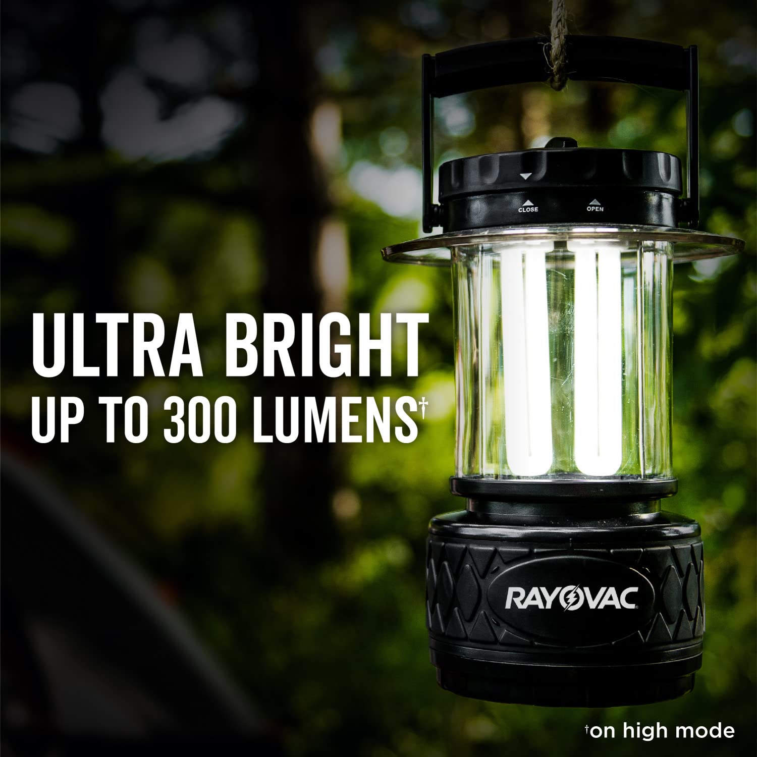 Rayovac Sportsman Led Camping Lantern  Battery Powered Lantern  Water Resistant Hurricane Supplies And Emergency Light  Pack Of 1