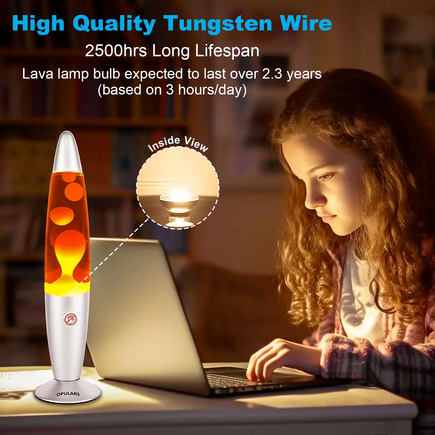 SerBion 6-Pack 30W R39 E17 Lava Lamp Bulb - Clear Glass Reflector, Dimmable Soft Warm White Glow, High Temp Resistance