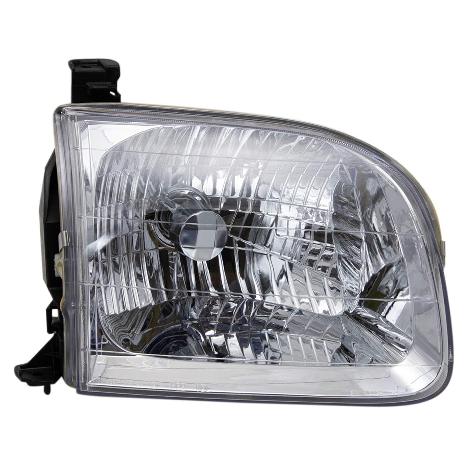 TRQ Right Headlight & Corner Light Kit, Passenger Side, Fits 2001-2004 Toyota Sequoia/Tundra, Model LKA87339