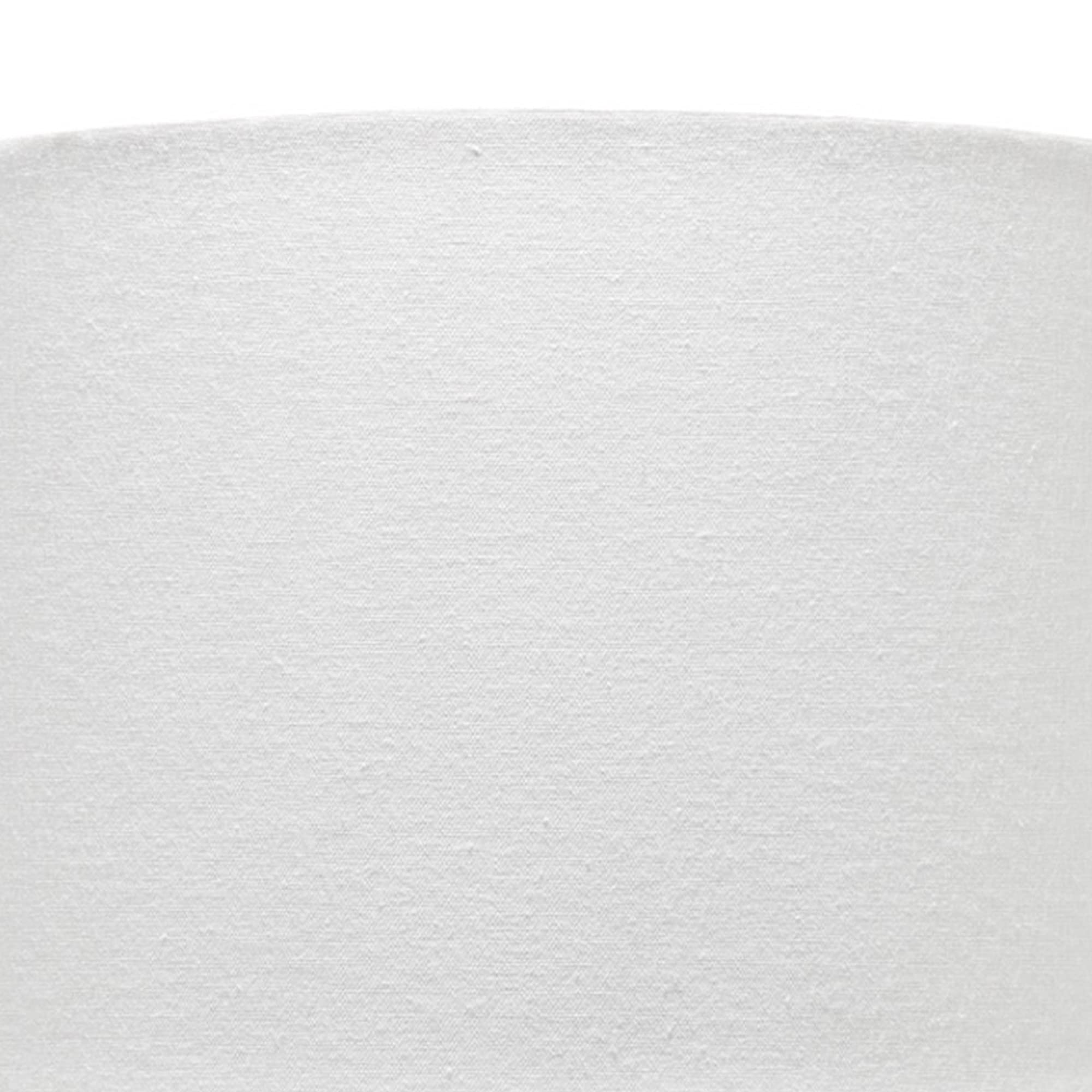 Benjara Table Lamp With Brushed Ceramic Body And Fabric Shade, Cream