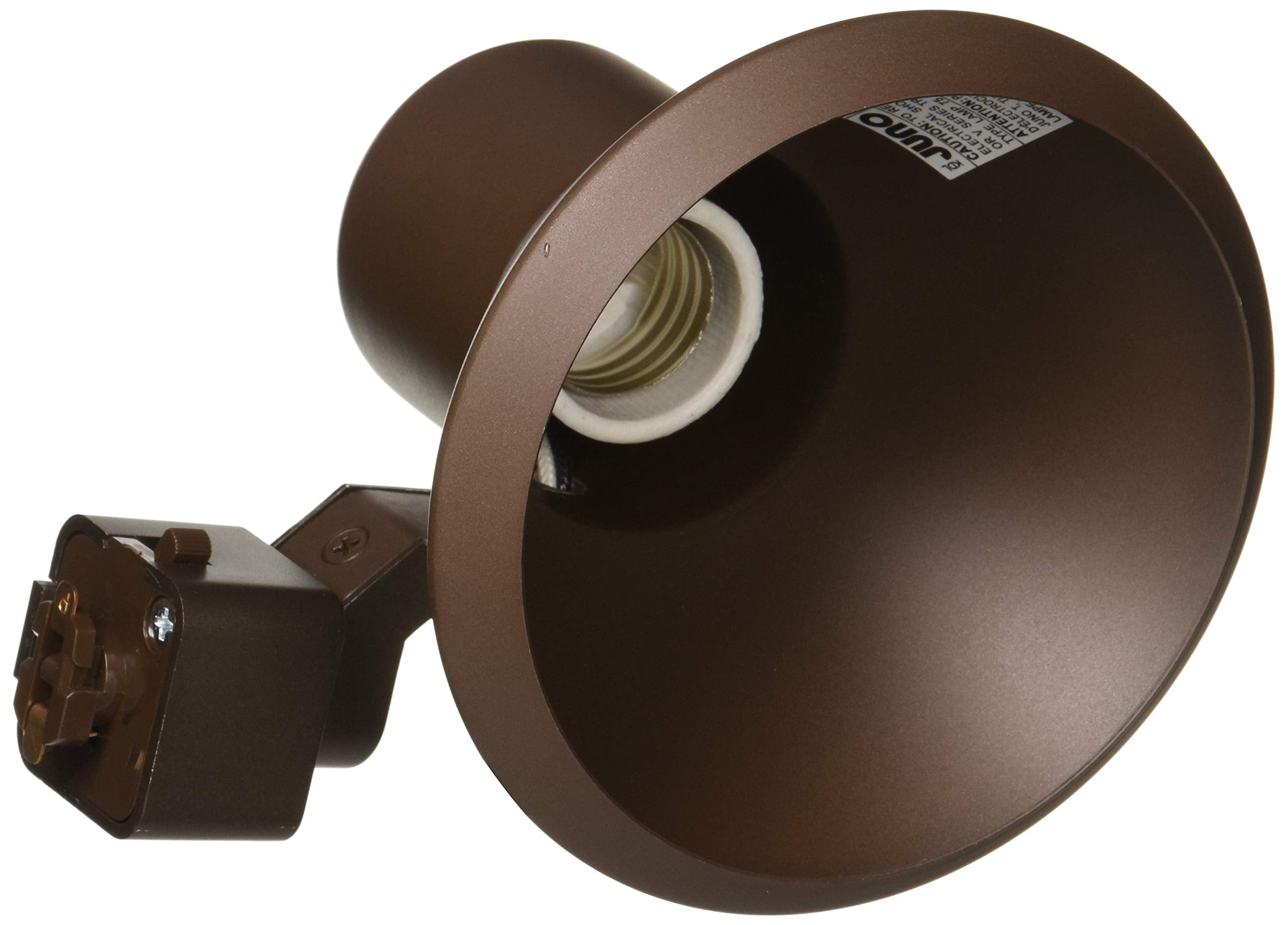 Lithonia Lighting R552 BZ Flared Step Trac Head, 75W, Alloy Steel, Nickel
