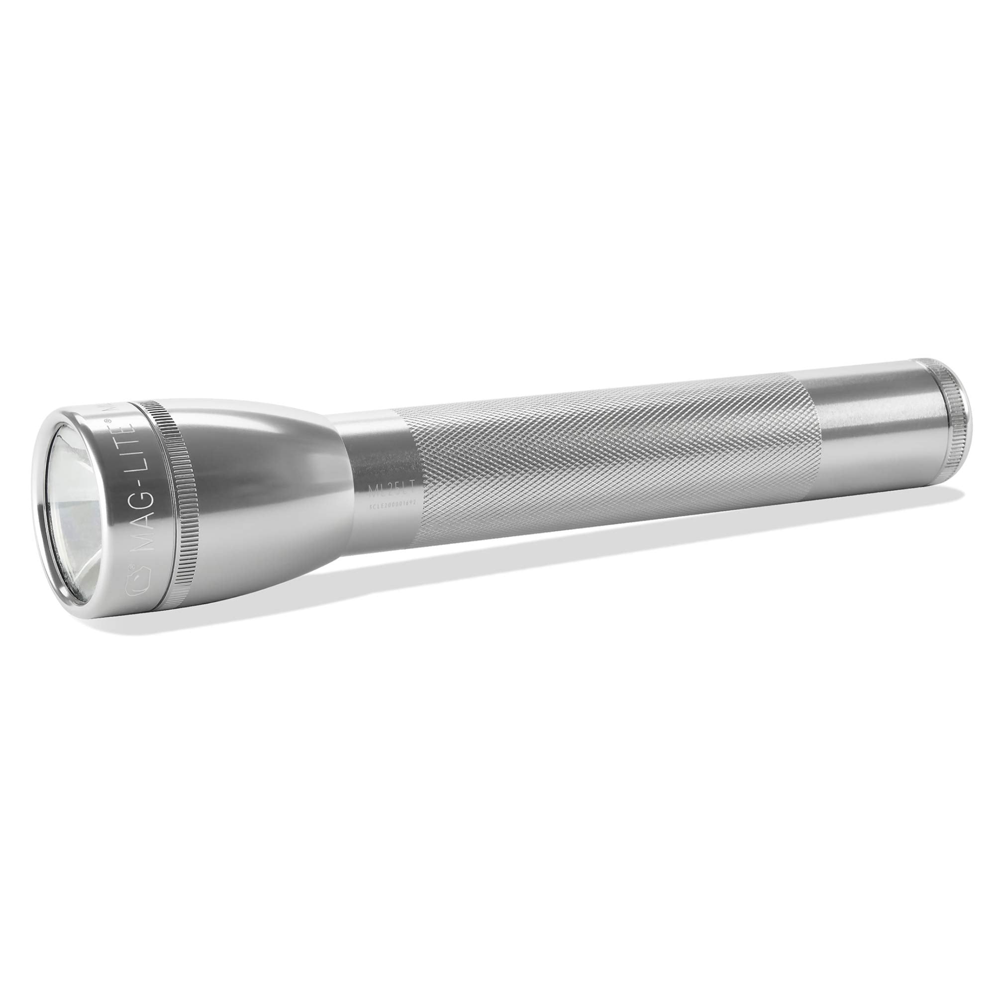 MagLite ML25LT LED Flashlight, 3-C Cell, Aluminum, Silver