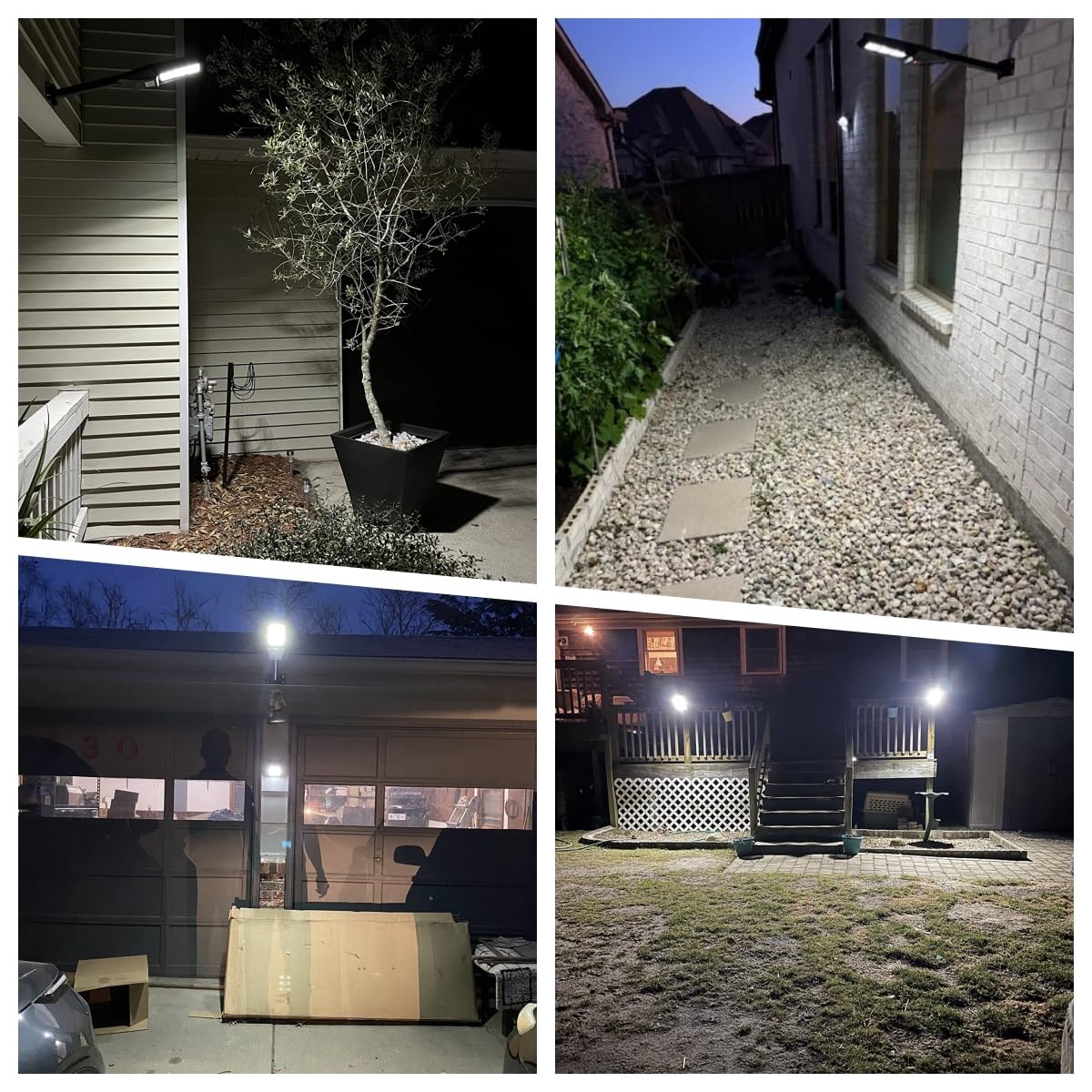 Tenkoo Led Solar Street Light Outdoor 2 Pack 25000Lm 300W Motion Sensor Lamp Waterproof Ip66 Security Powered For Dusk Dawn Cour