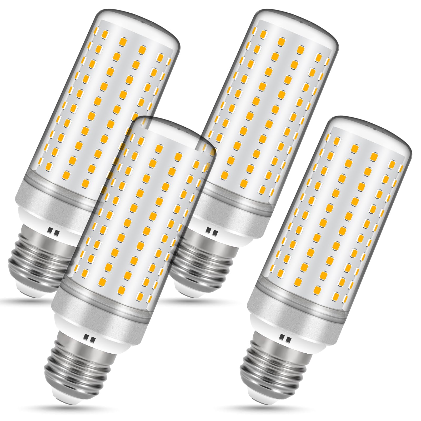 E26 Led Bulbs, 30W Led Light Bulbs Equivalent 250W, 3000K Sunset Color Warm Light, Not Dimmable,Ac 85-265V, E26 Light Bulbs (4 P