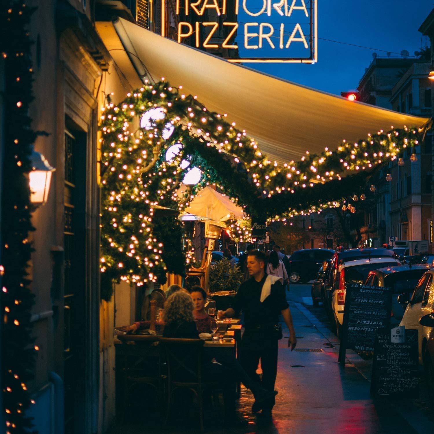 Minetom Clear Christmas Lights - 100 Count Waterproof Mini String Lights, Color Changing, 25 Feet, Green Wire