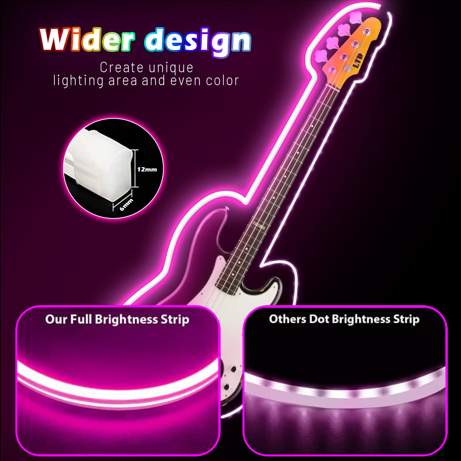 L8star RGB 16.4ft LED Neon Rope Light with Remote Control, Flexible Plastic Strip for Indoor/Outdoor Decor, Model L82M