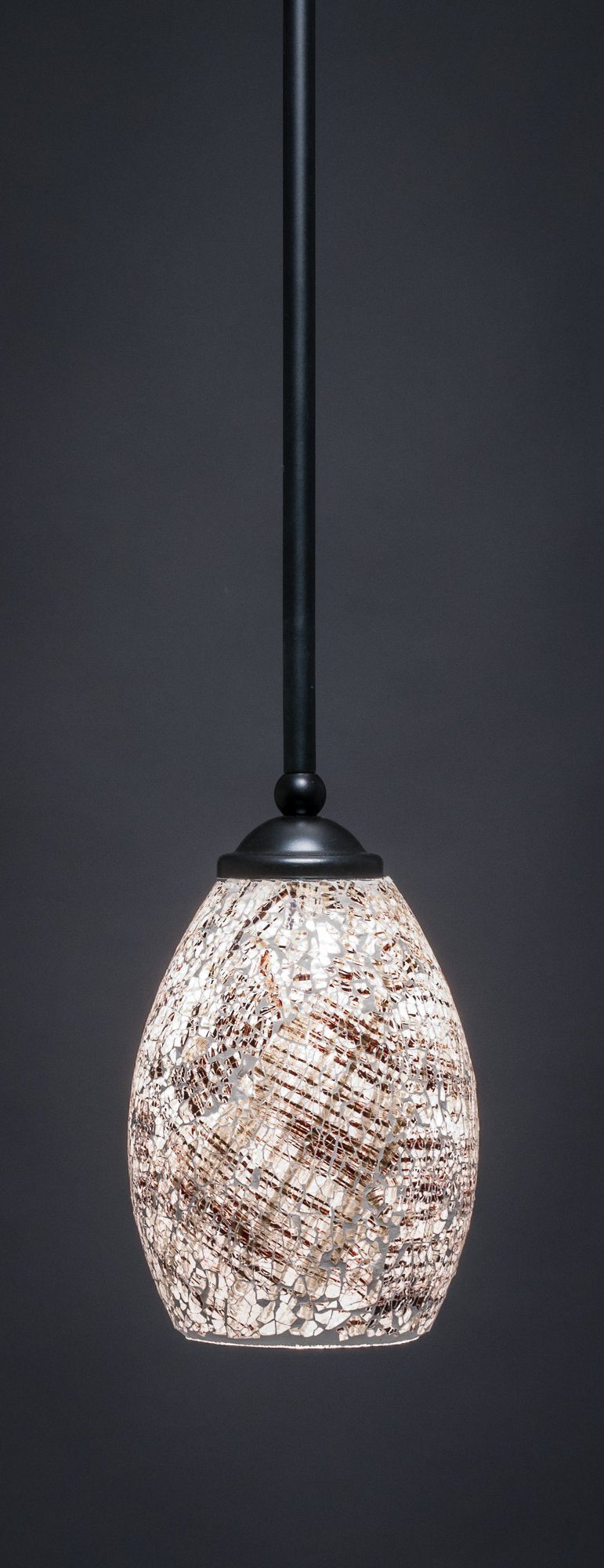 Zilo 1 Light Mini Pendant in Matte Black (560-MB-5054)