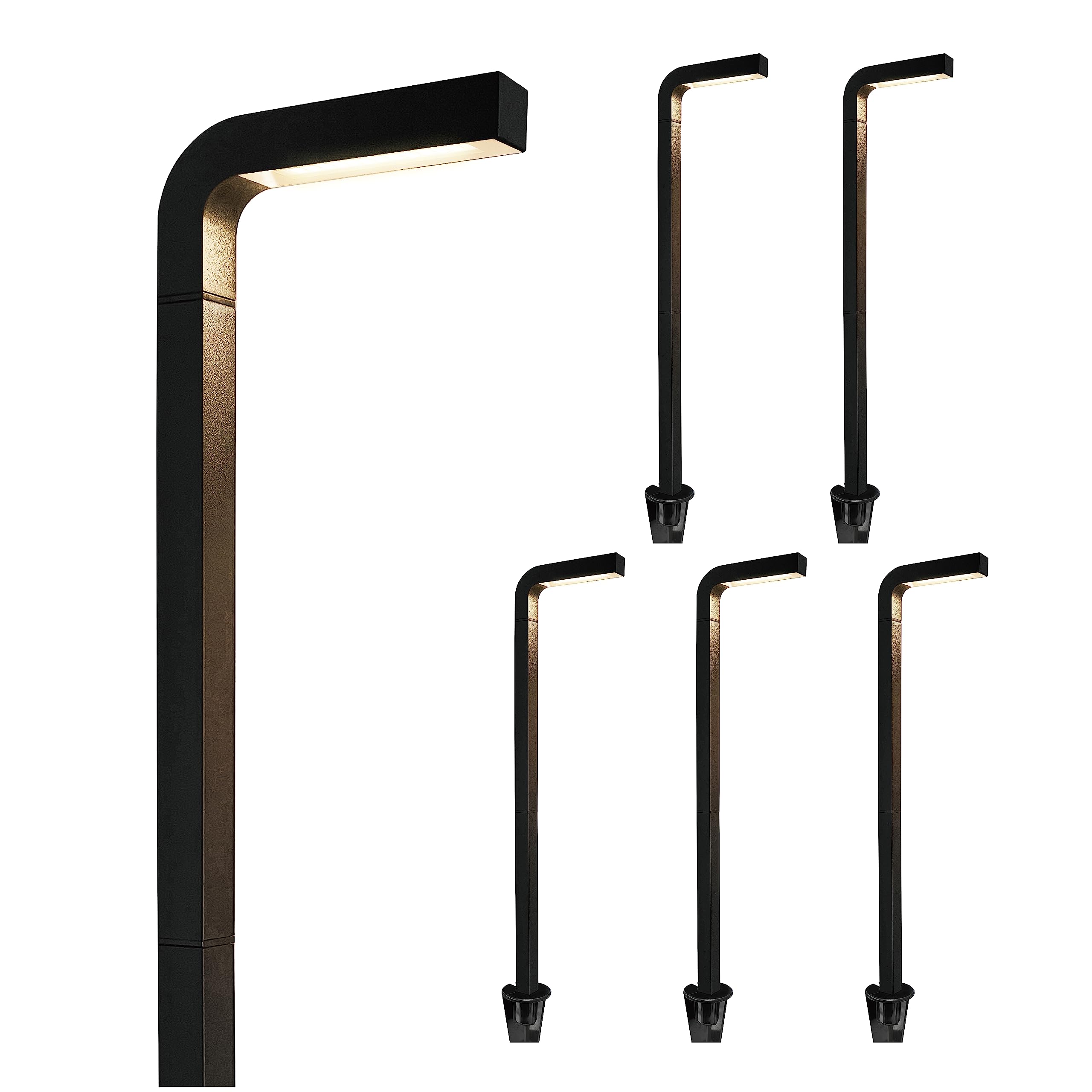 GKOLED Low Voltage Landscape Lights, Outdoor LED Path Lights, 3W 9-15V AC/DC Garden Lights for Yard, Lawn, Pathway, Walkway, Die