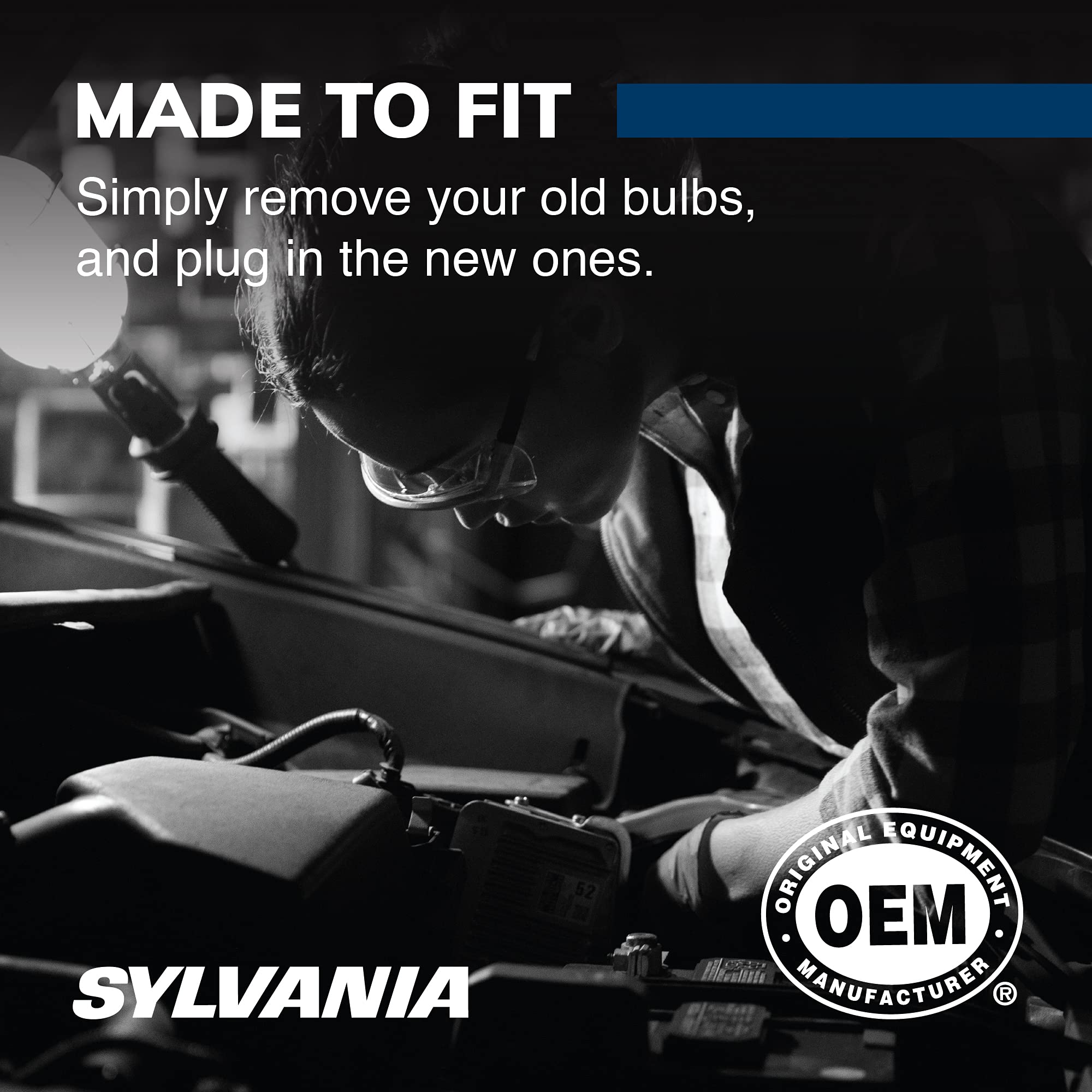 SYLVANIA - 1157 SilverStar Mini Bulb - Brighter and Whiter Light, Ideal for Daytime Running Lights (DRL) and Reverse Lights (Con